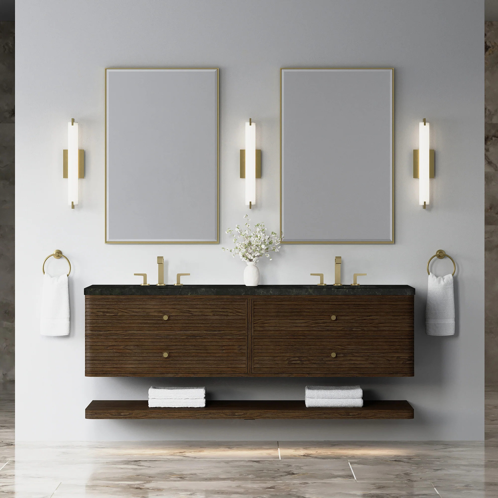Aurelio Floating Vanity (36"-72") 244 Aurelio Floating Vanity (36"-72")