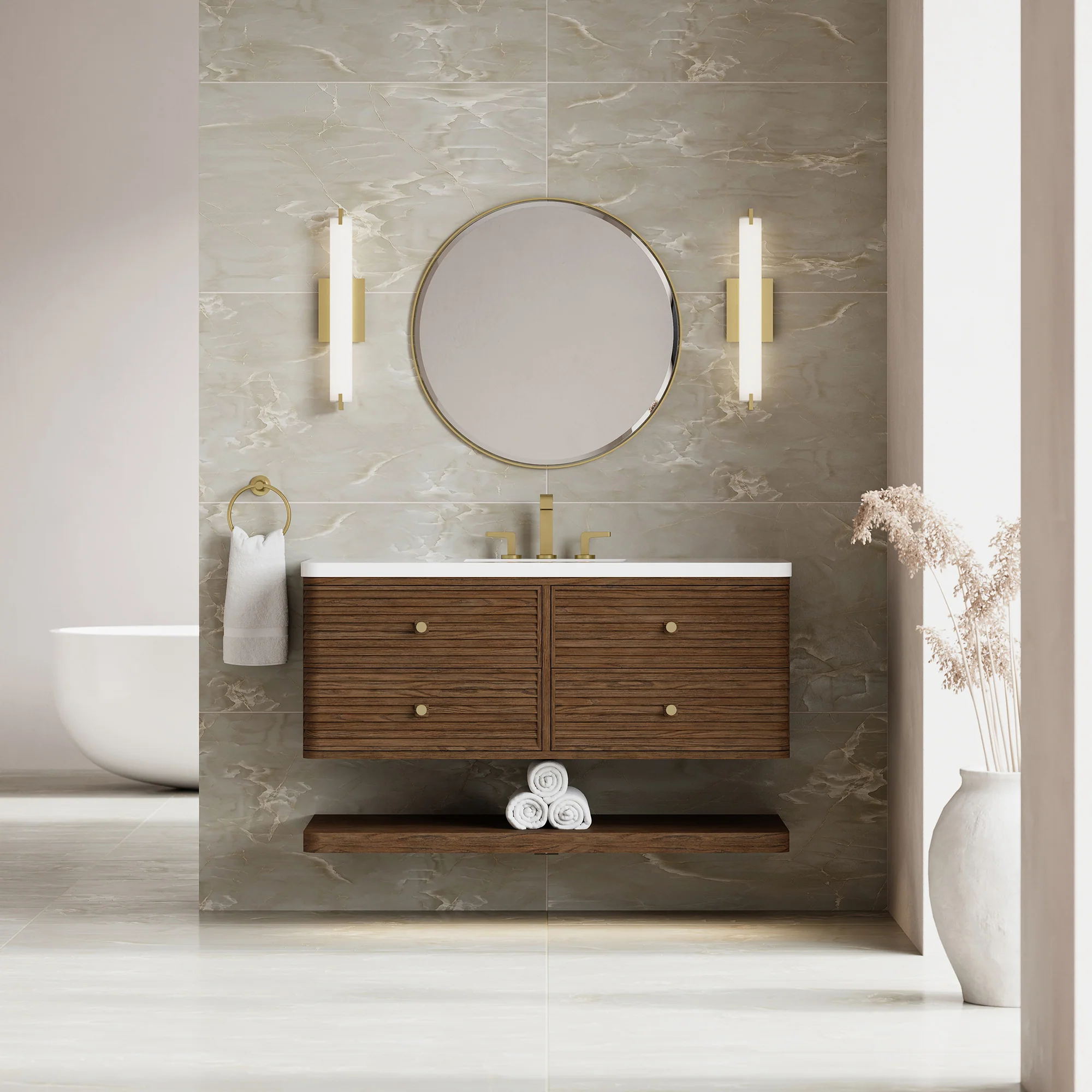 Aurelio Floating Vanity (36"-72") 61 Aurelio Floating Vanity (36"-72")