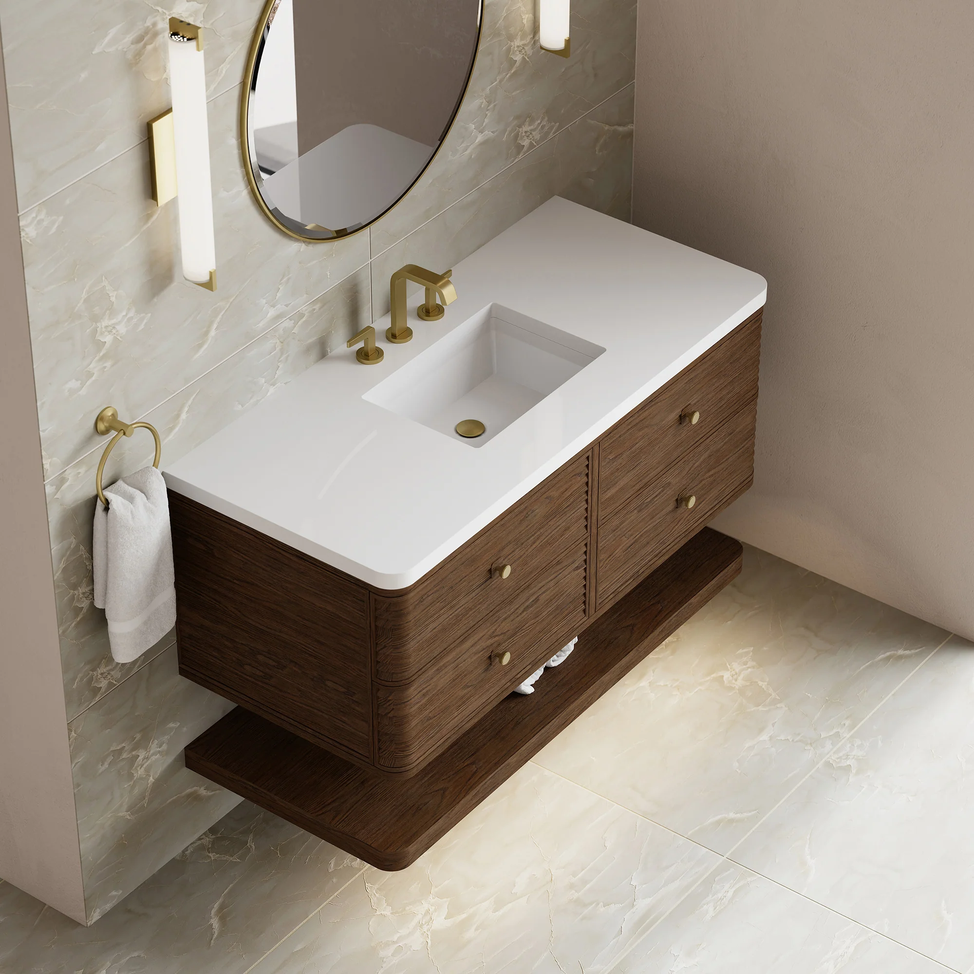 Aurelio Floating Vanity (36"-72") 62 Aurelio Floating Vanity (36"-72")