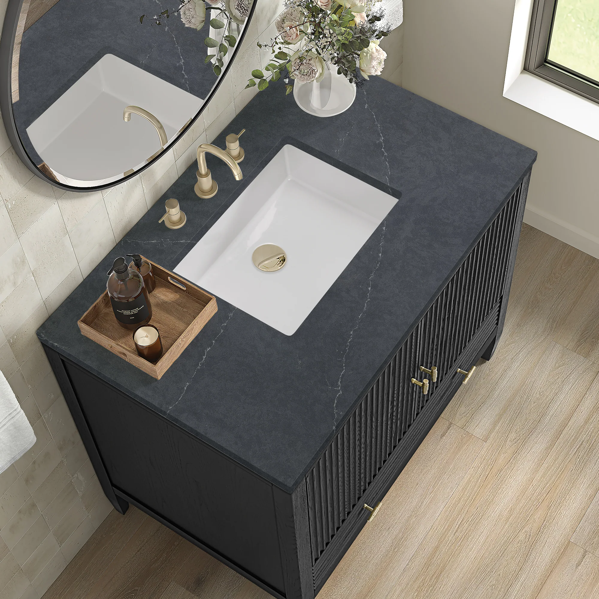 Brickendon Modern Vanity - Fluted (36"-72") 116 Brickendon Modern Vanity - Fluted (36"-72")