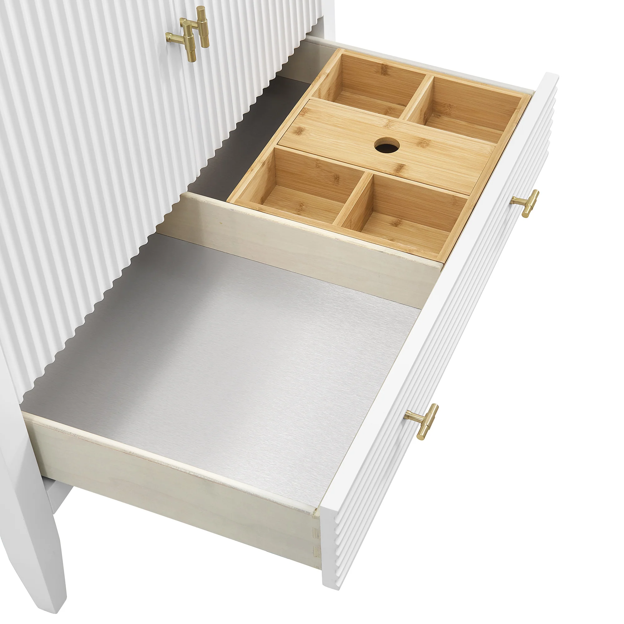 Brickendon Modern Vanity - Fluted (36"-72") 132 Brickendon Modern Vanity - Fluted (36"-72")