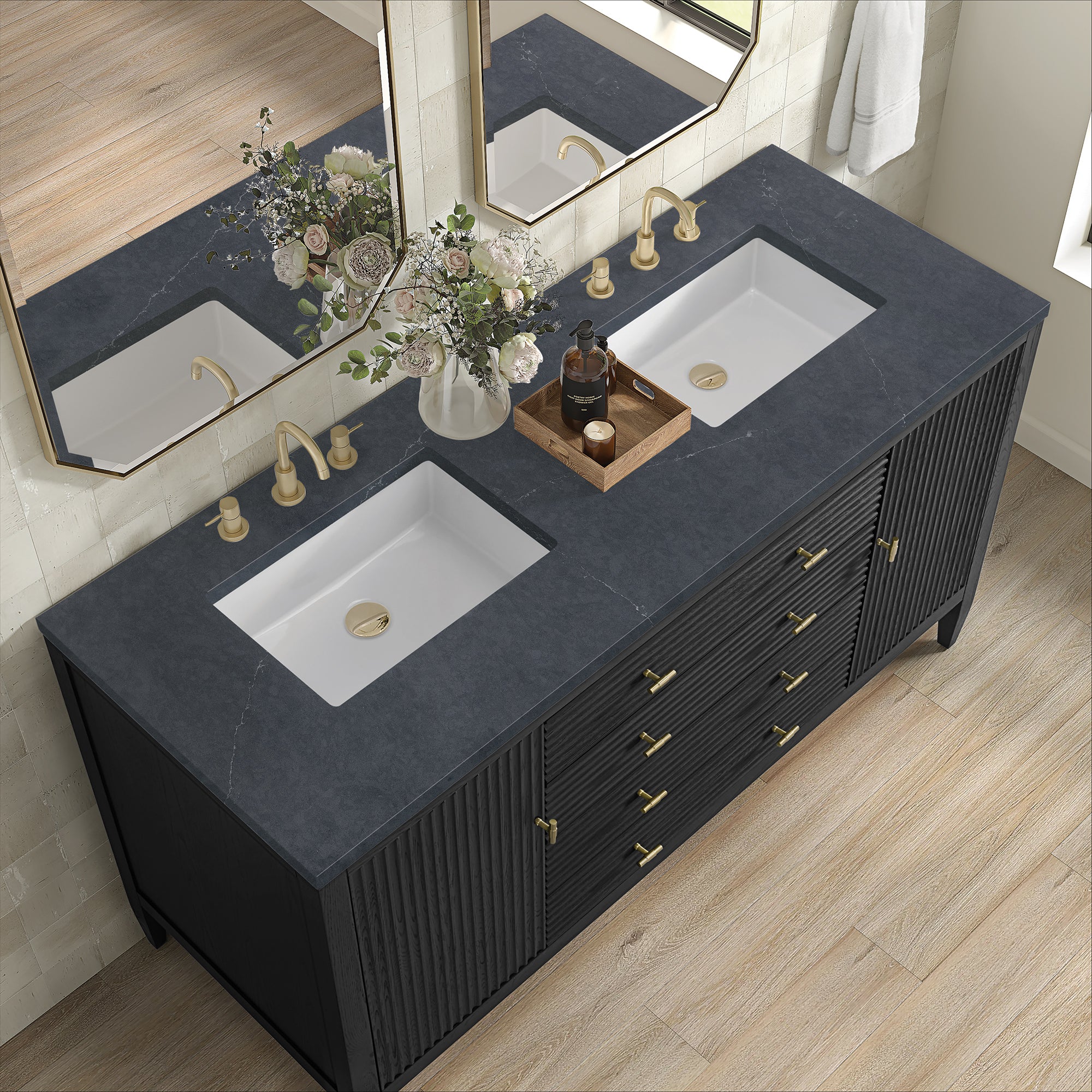 Brickendon Modern Vanity - Fluted (36"-72") 136 Brickendon Modern Vanity - Fluted (36"-72")