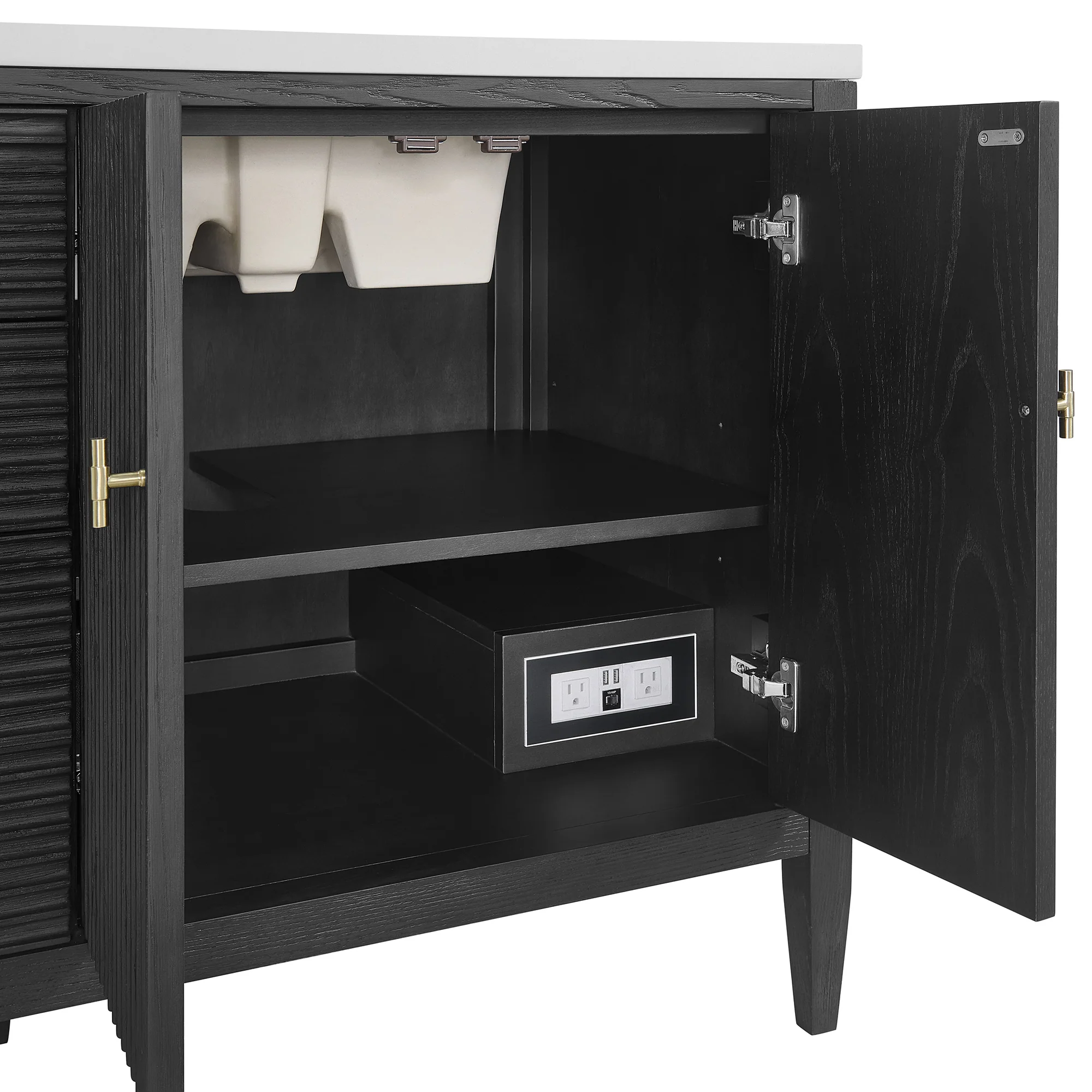 Brickendon Modern Vanity - Fluted (36"-72") 158 Brickendon Modern Vanity - Fluted (36"-72")