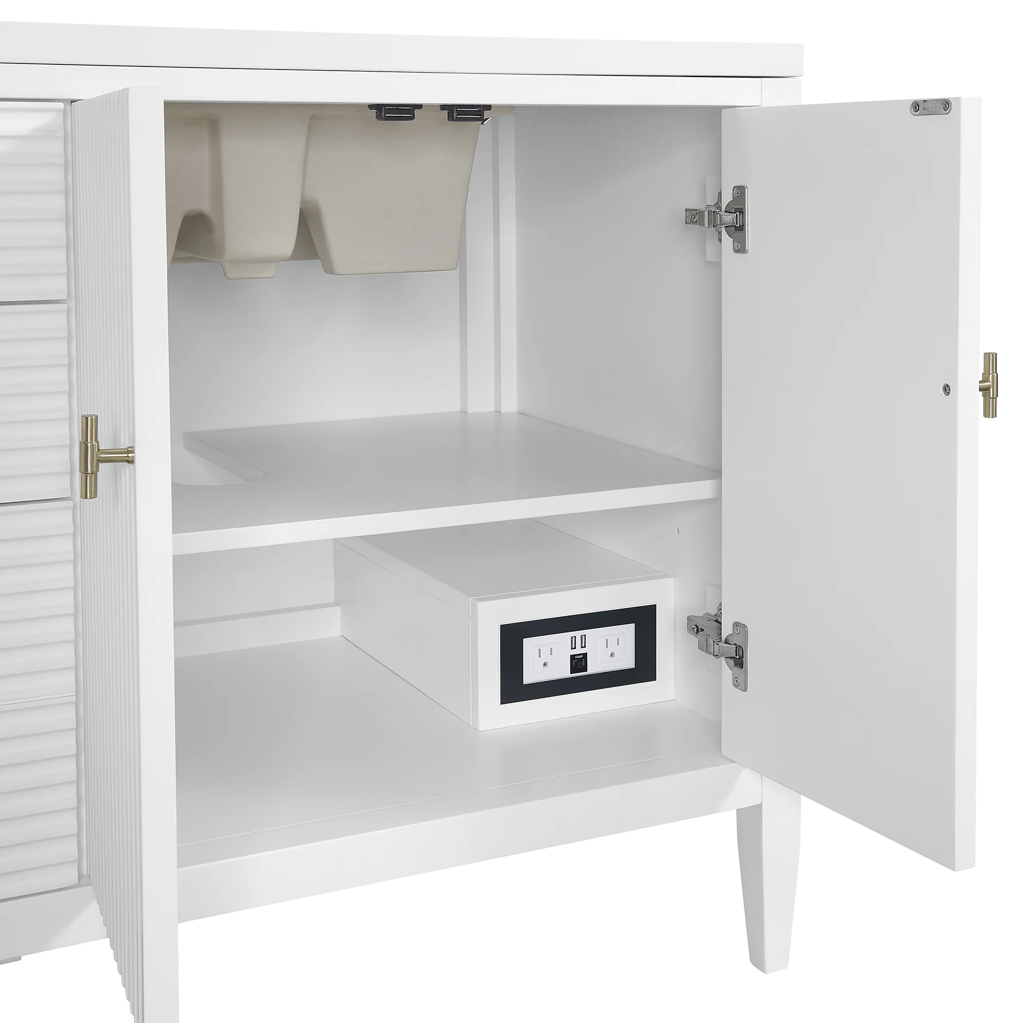 Brickendon Modern Vanity - Fluted (36"-72") 169 Brickendon Modern Vanity - Fluted (36"-72")