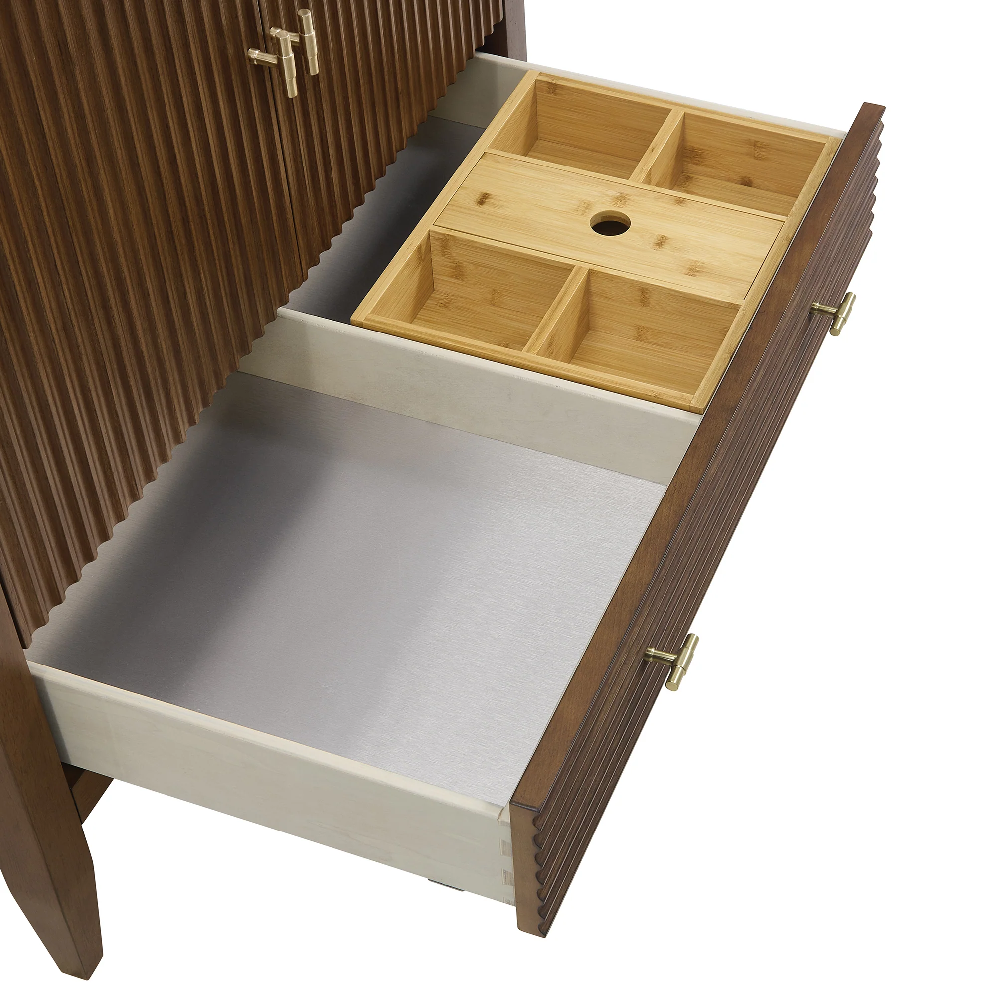 Brickendon Modern Vanity - Fluted (36"-72") 176 Brickendon Modern Vanity - Fluted (36"-72")