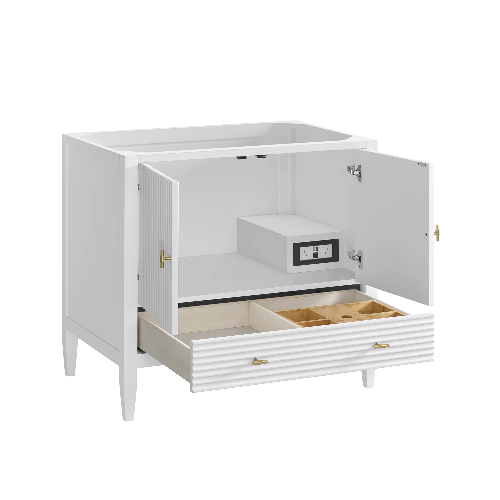 Brickendon Modern Vanity - Fluted (36"-72") 178 Brickendon Modern Vanity - Fluted (36"-72")