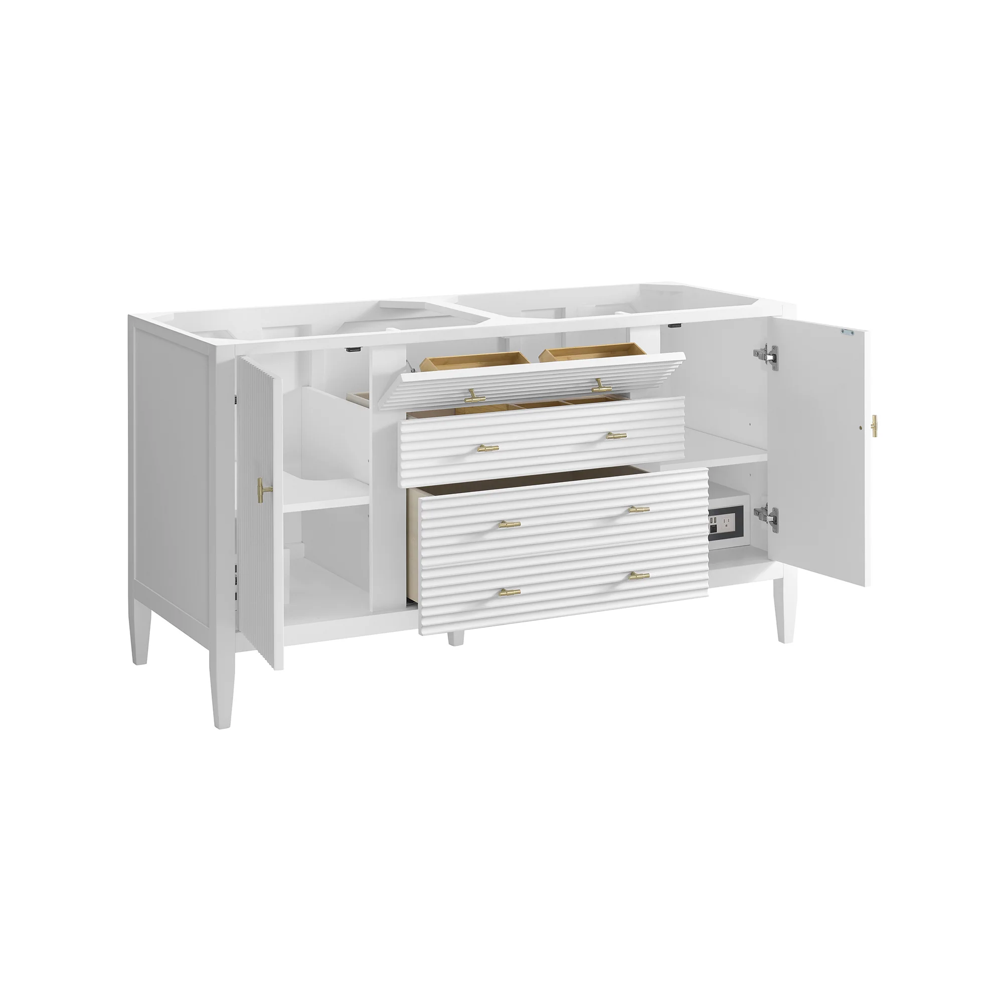Brickendon Modern Vanity - Fluted (36"-72") 196 Brickendon Modern Vanity - Fluted (36"-72")