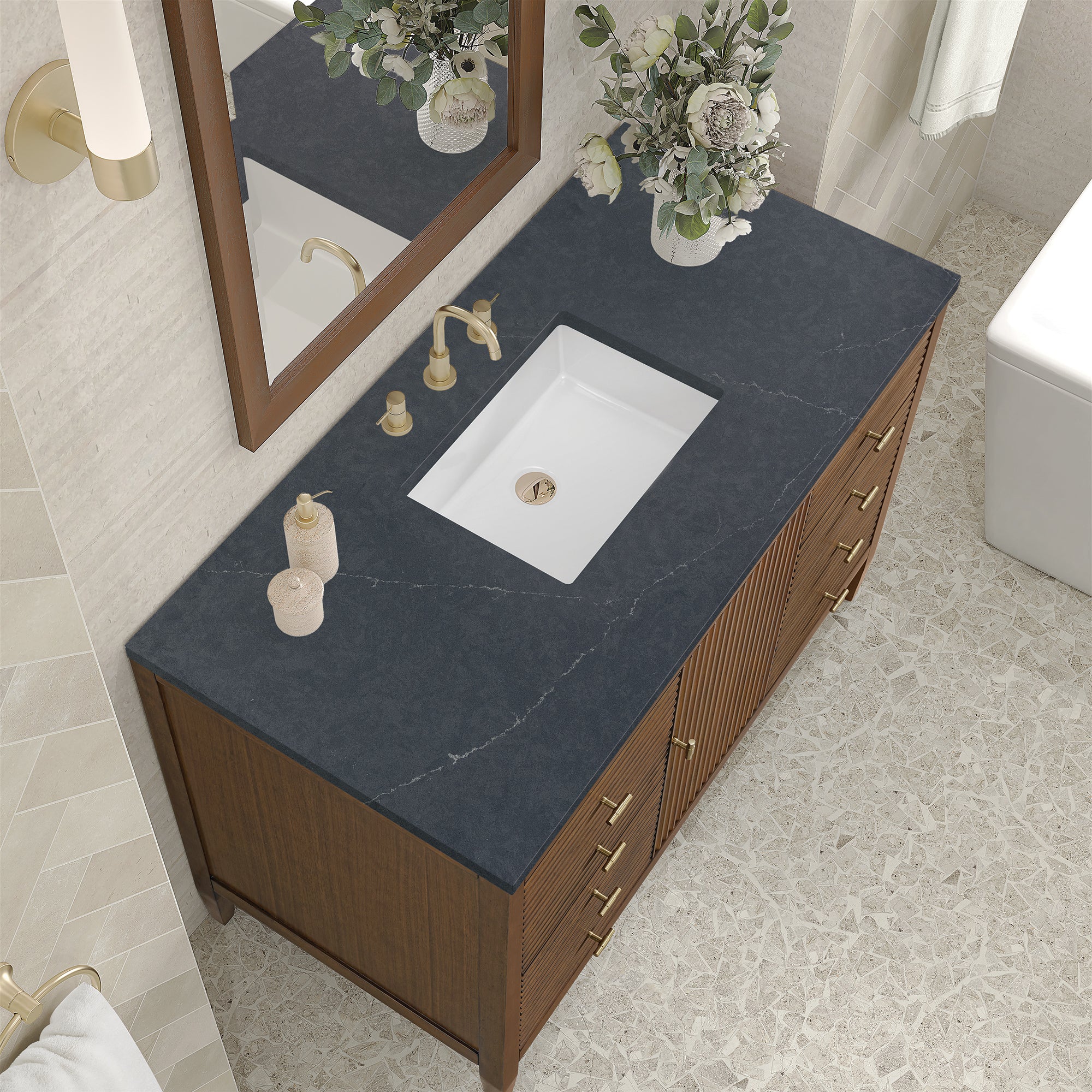 Brickendon Modern Vanity - Fluted (36"-72")