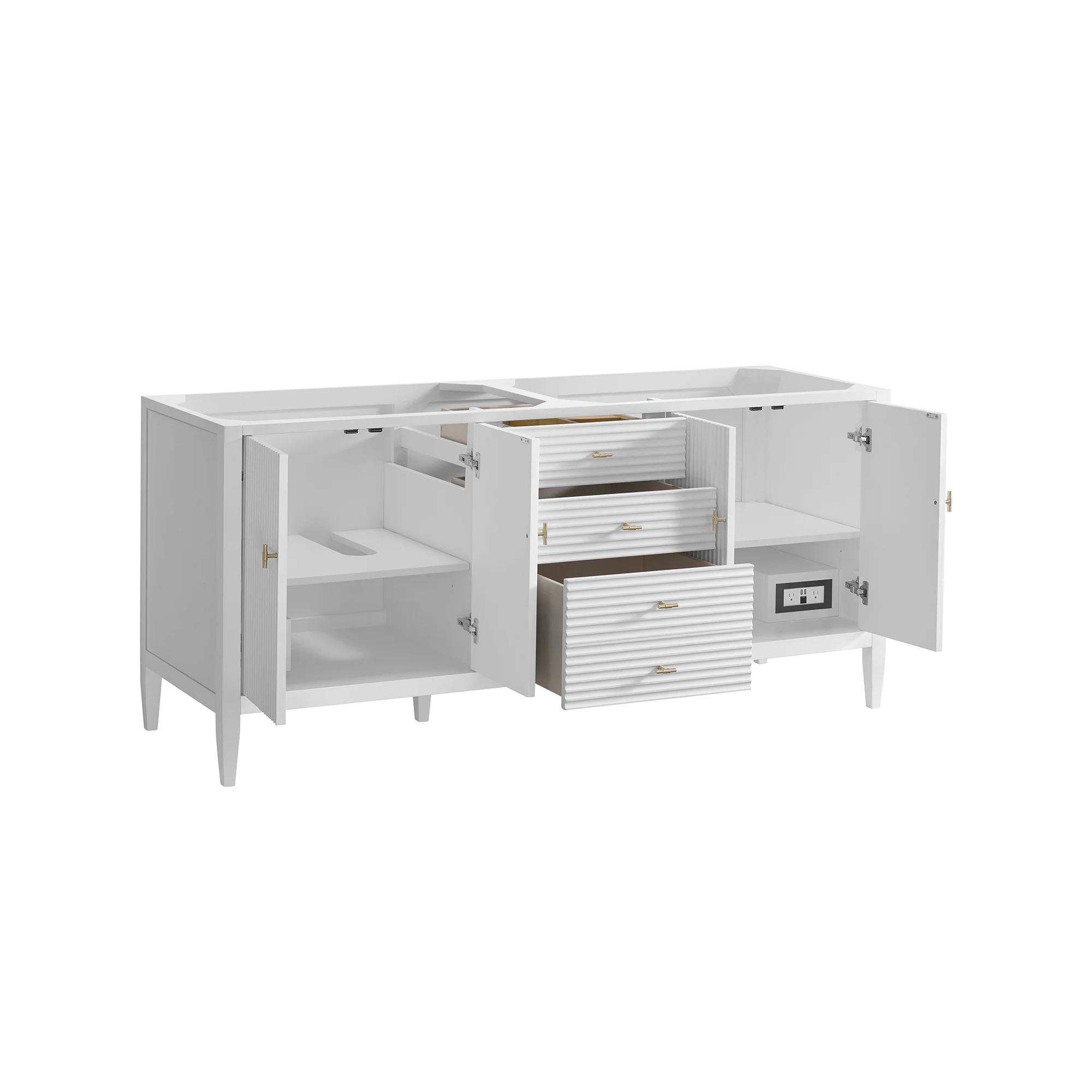 Brickendon Modern Vanity - Fluted (36"-72") 205 Brickendon Modern Vanity - Fluted (36"-72")