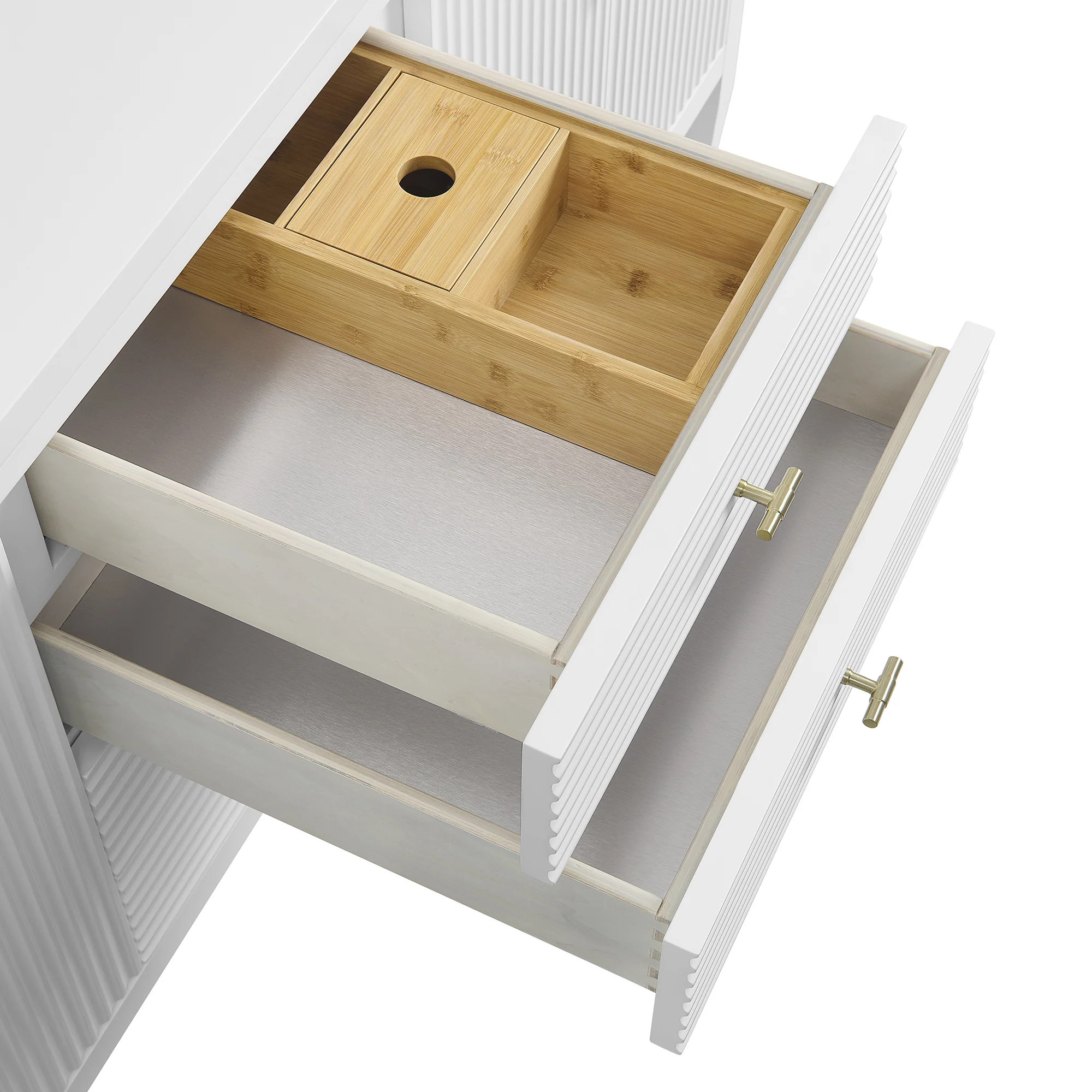 Brickendon Modern Vanity - Fluted (36"-72") 206 Brickendon Modern Vanity - Fluted (36"-72")