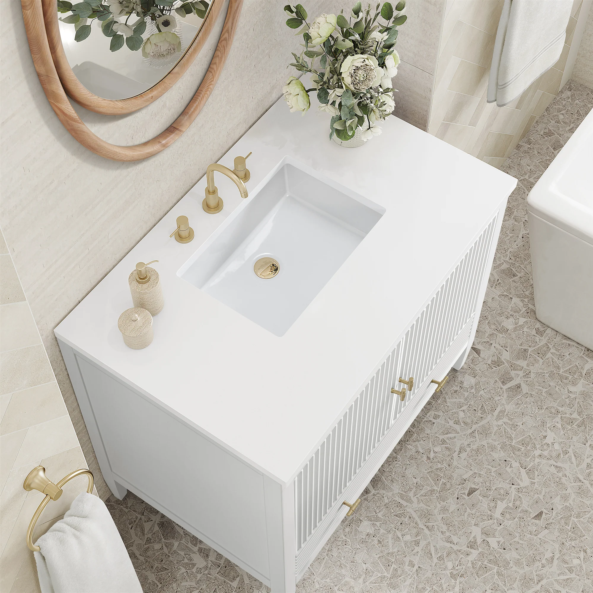 Brickendon Modern Vanity - Fluted (36"-72") 23 Brickendon Modern Vanity - Fluted (36"-72")