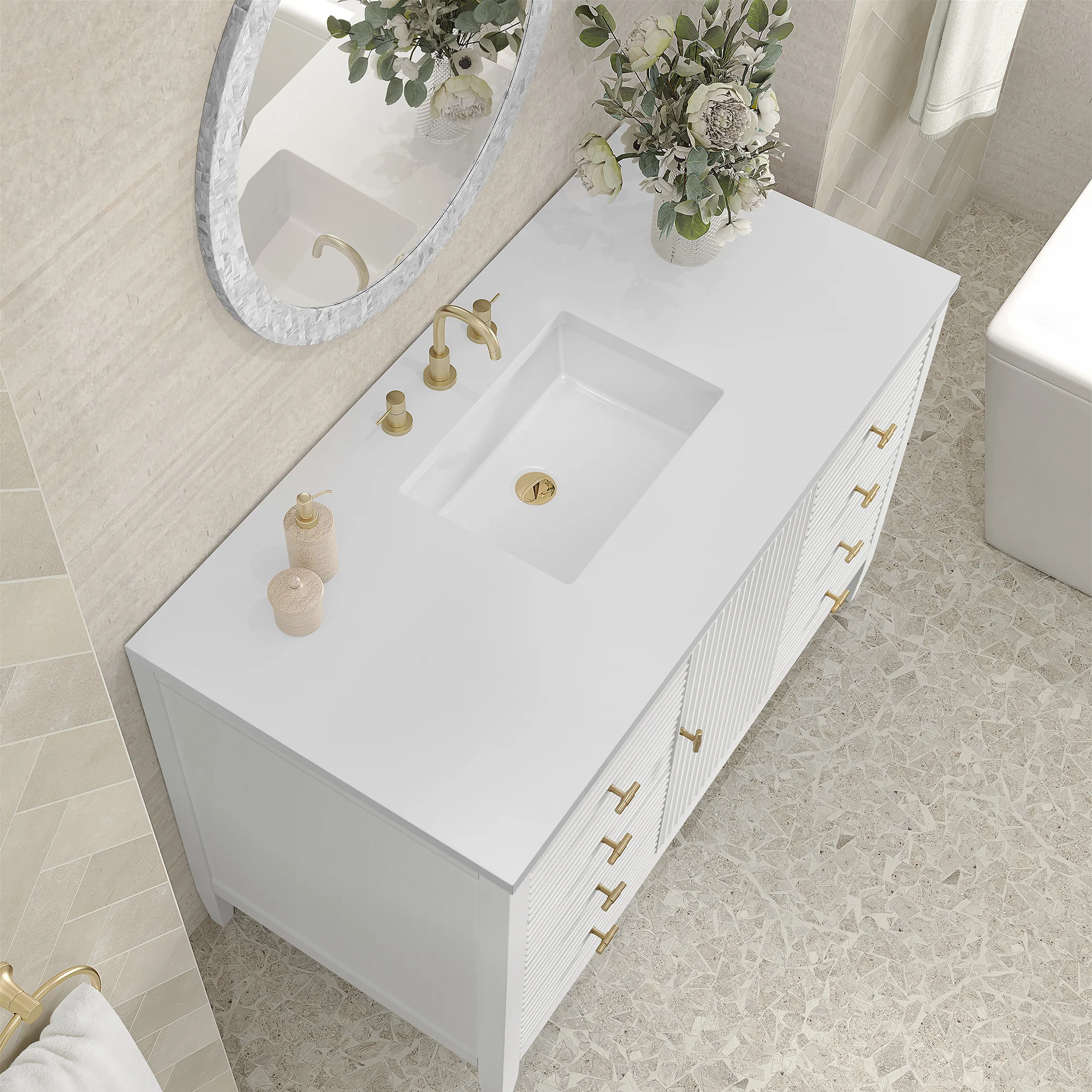 Brickendon Modern Vanity - Fluted (36"-72") 41 Brickendon Modern Vanity - Fluted (36"-72")