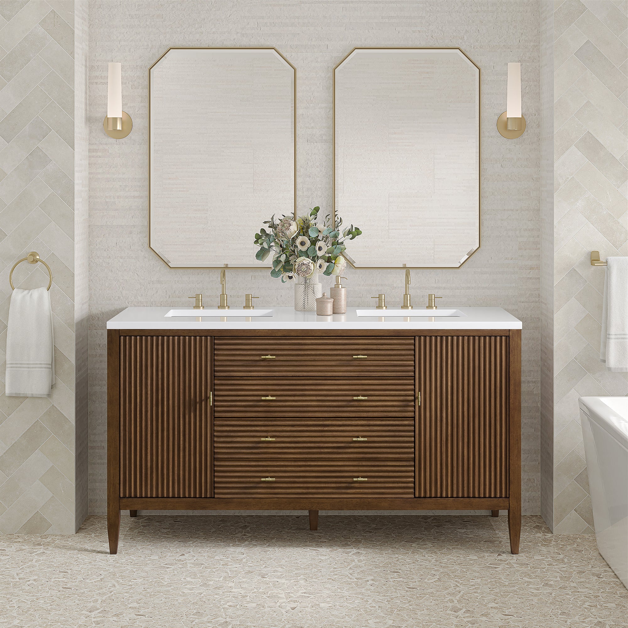 Brickendon Modern Vanity - Fluted (36"-72") 52 Brickendon Modern Vanity - Fluted (36"-72")