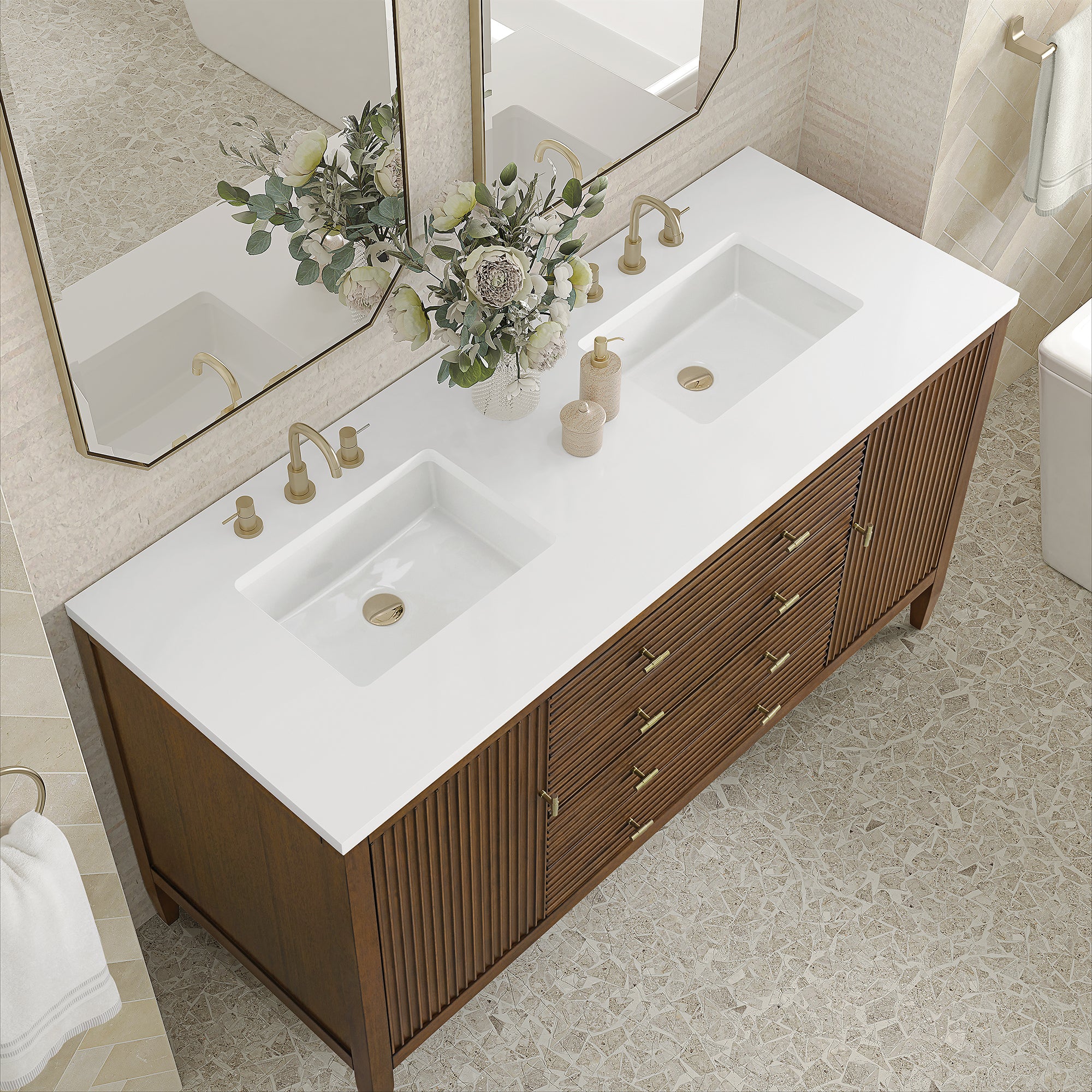 Brickendon Modern Vanity - Fluted (36"-72") 53 Brickendon Modern Vanity - Fluted (36"-72")