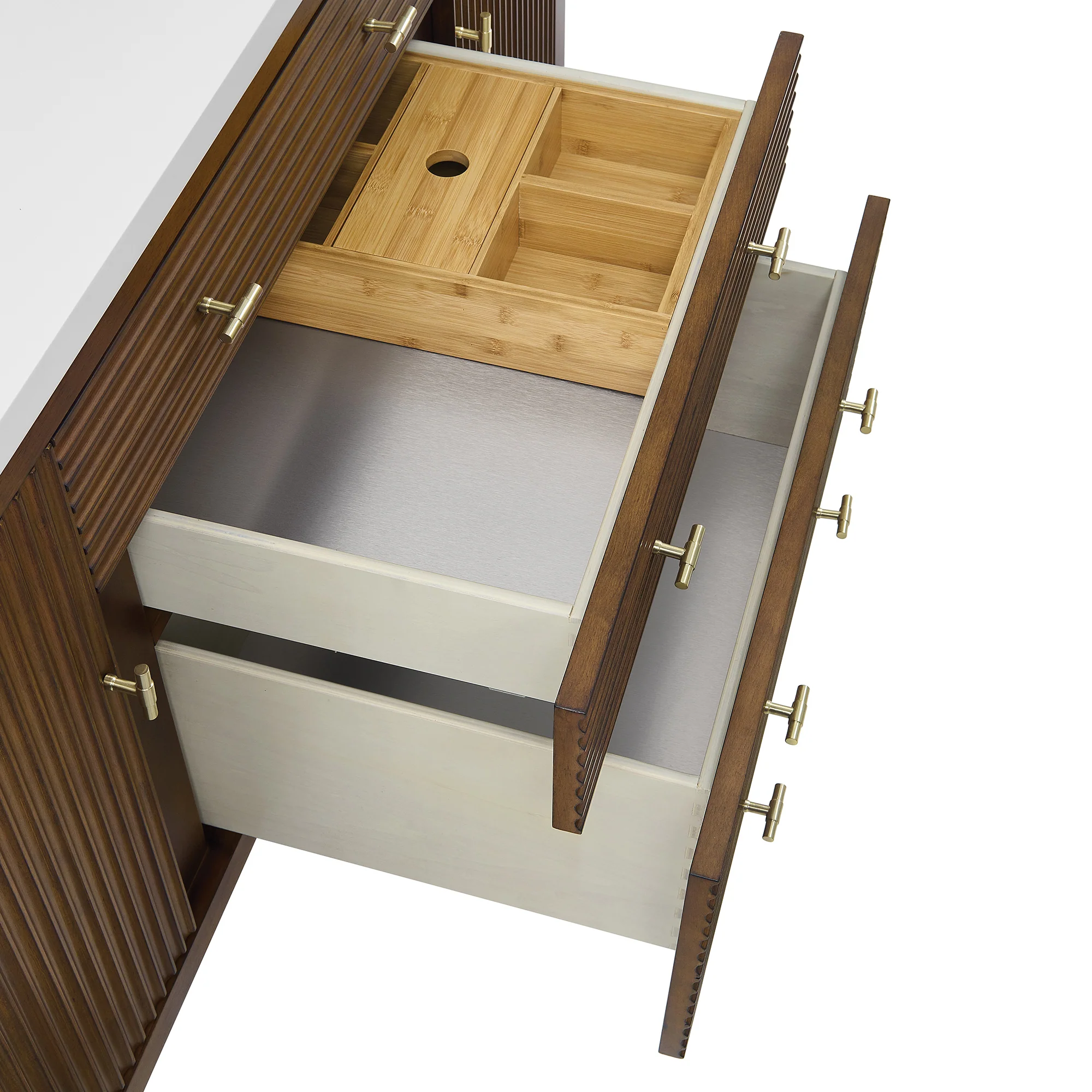 Brickendon Modern Vanity - Fluted (36"-72") 55 Brickendon Modern Vanity - Fluted (36"-72")