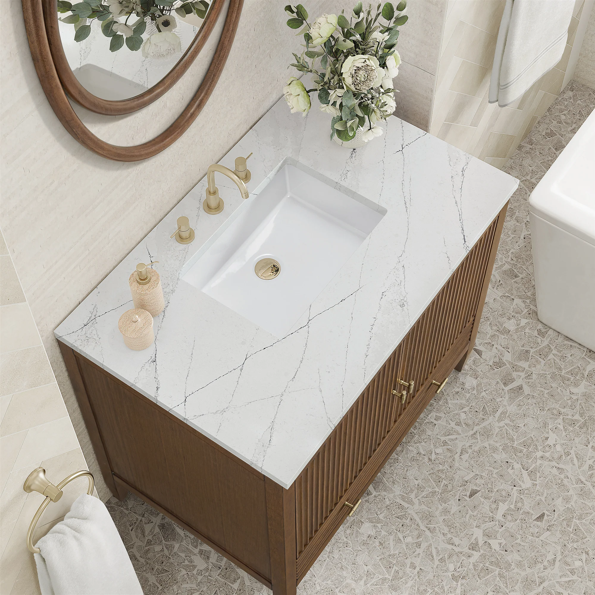 Brickendon Modern Vanity - Fluted (36"-72") 83 Brickendon Modern Vanity - Fluted (36"-72")