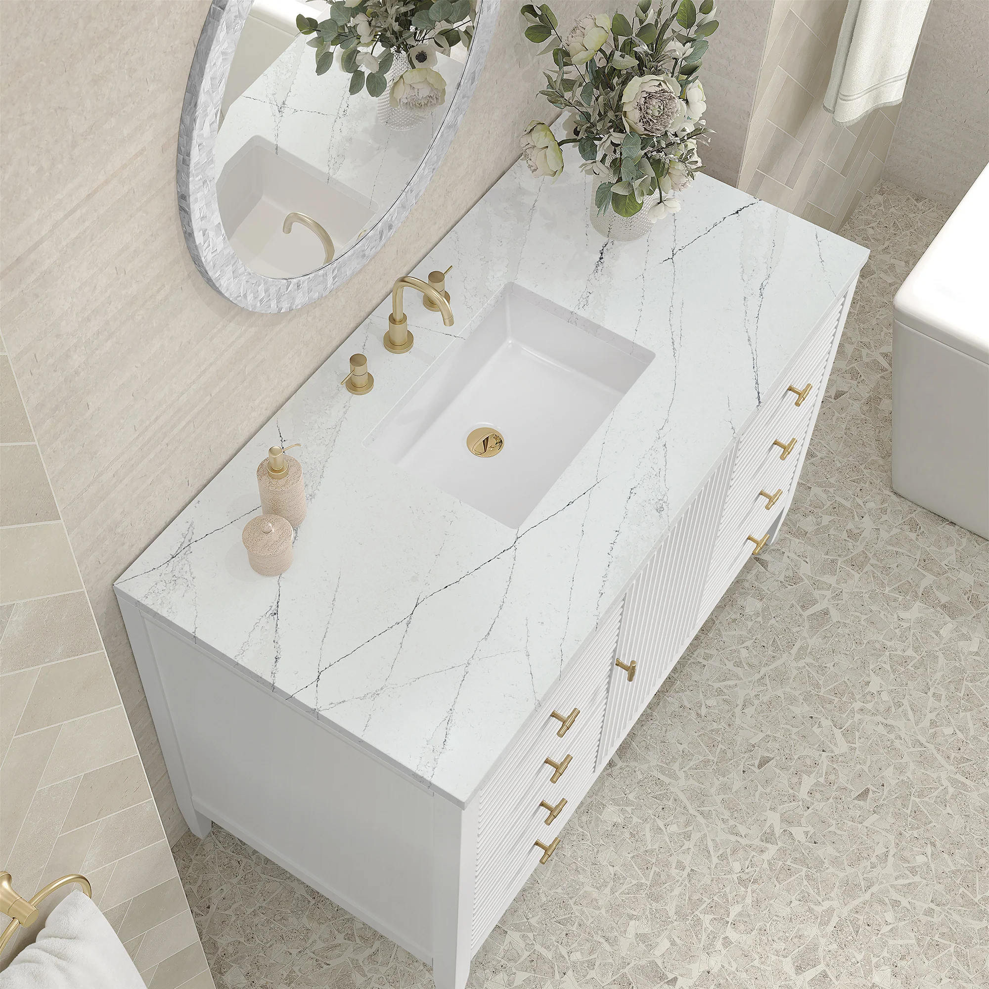 Brickendon Modern Vanity - Fluted (36"-72") 98 Brickendon Modern Vanity - Fluted (36"-72")