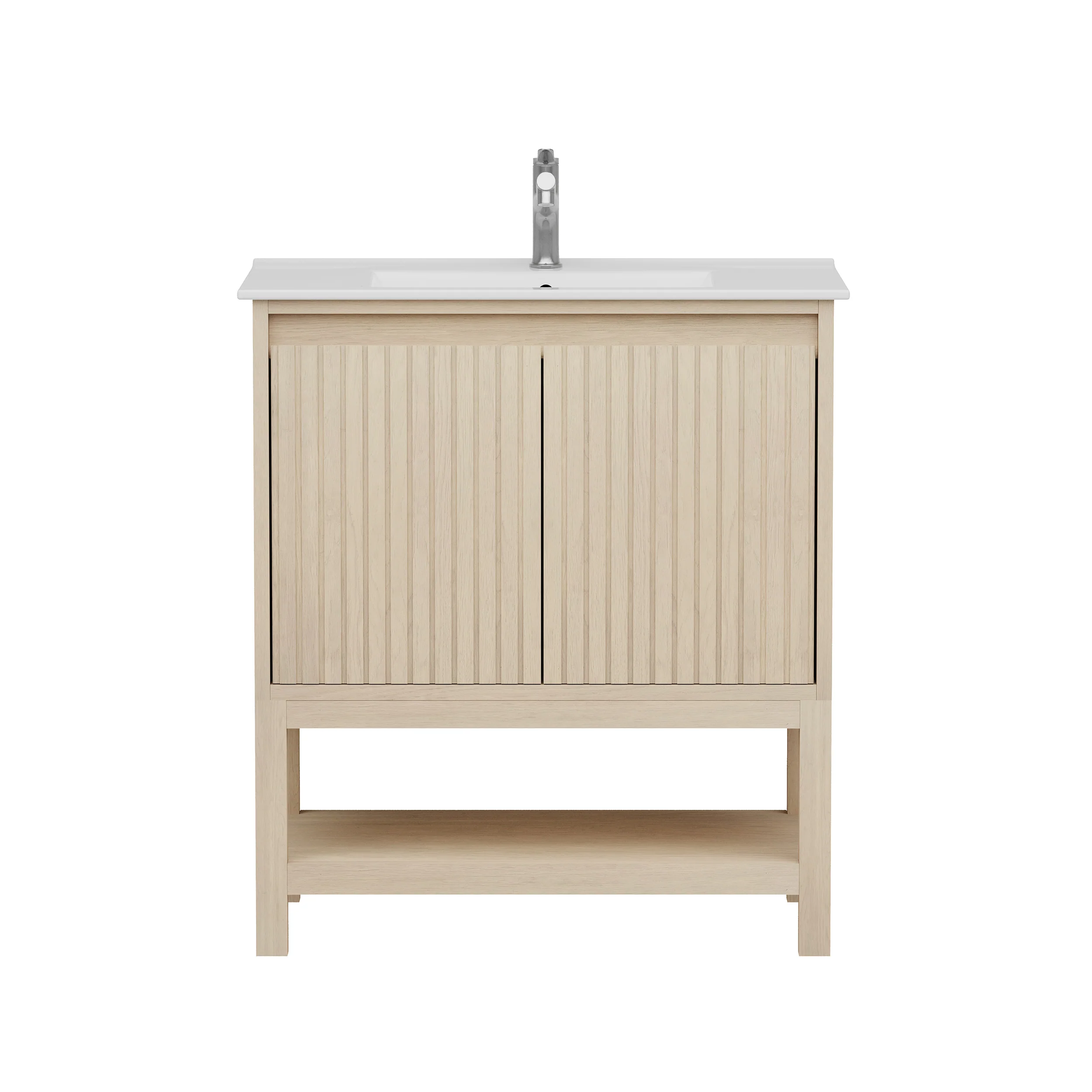Raphia Modern Vanity - Fluted (24"-36")