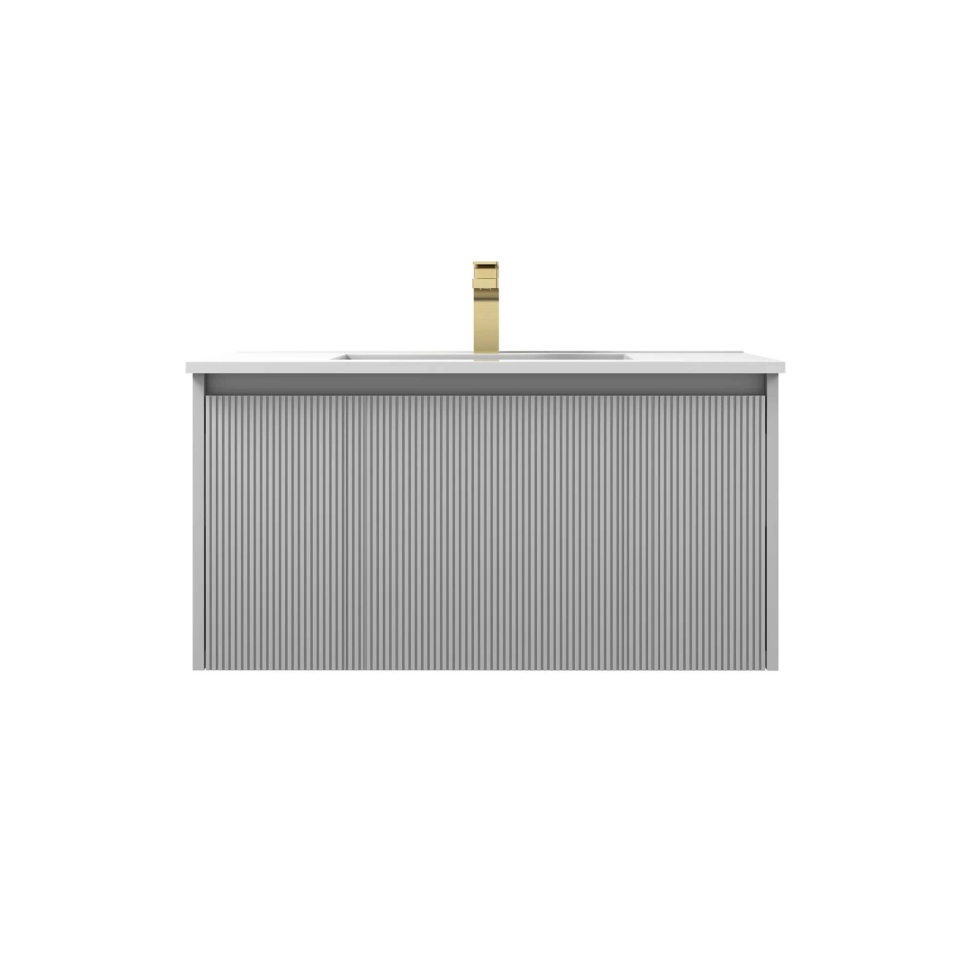 Chiara Floating Vanity - Fluted (20"-72")