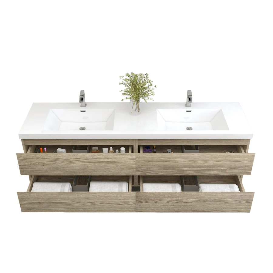 Monterey Floating Vanity (Latest Model) - 2nd Generation (24"-116") 5 Monterey Floating Vanity (Latest Model) - 2nd Generation (24"-116")
