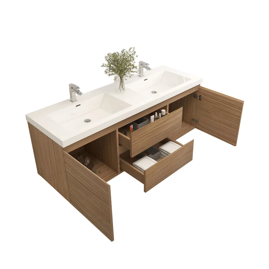 Monterey Floating Vanity (Latest Model) - 2nd Generation (24"-116") 56 Monterey Floating Vanity (Latest Model) - 2nd Generation (24"-116")