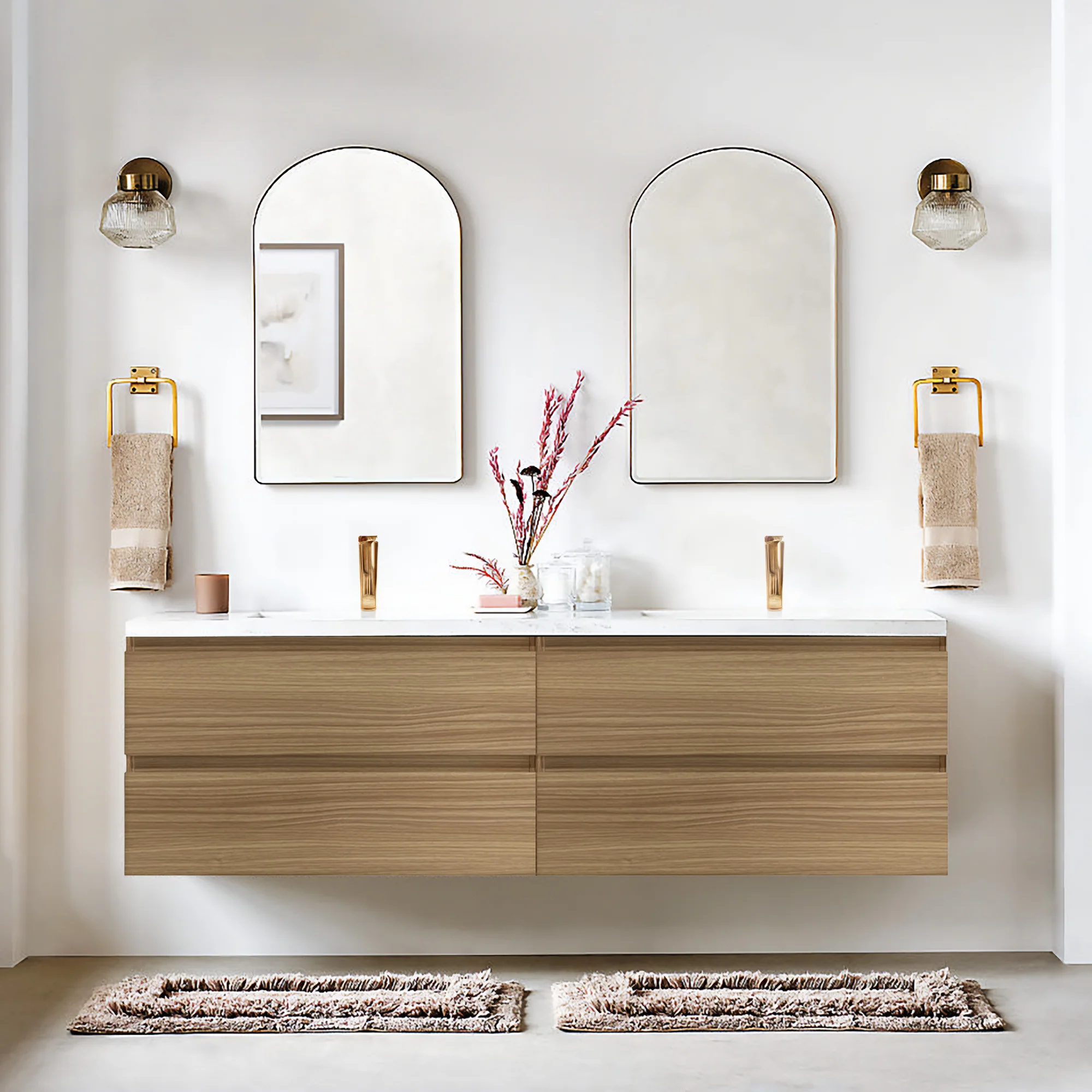 Monterey Floating Vanity (Latest Model) - 2nd Generation (24"-116") 57 Monterey Floating Vanity (Latest Model) - 2nd Generation (24"-116")