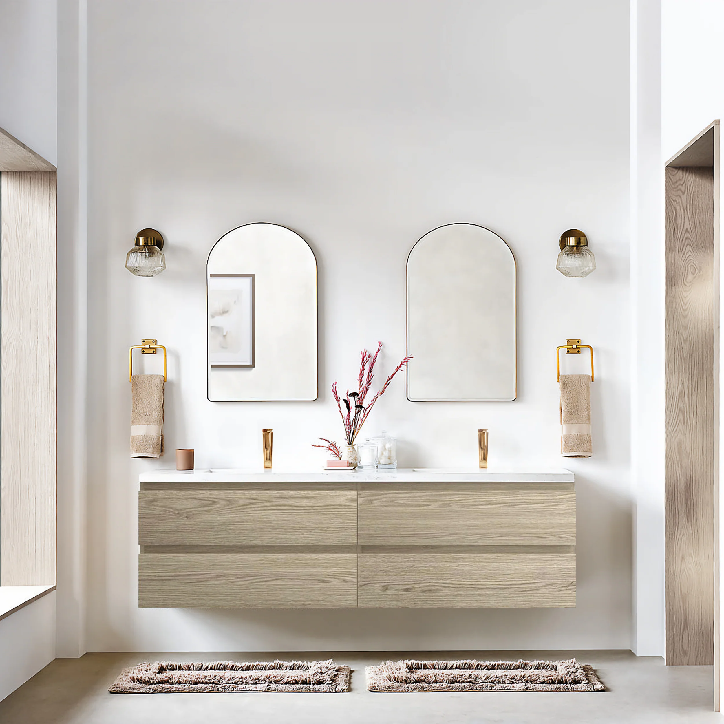 Monterey Floating Vanity (Latest Model) - 2nd Generation (24"-116") 6 Monterey Floating Vanity (Latest Model) - 2nd Generation (24"-116")