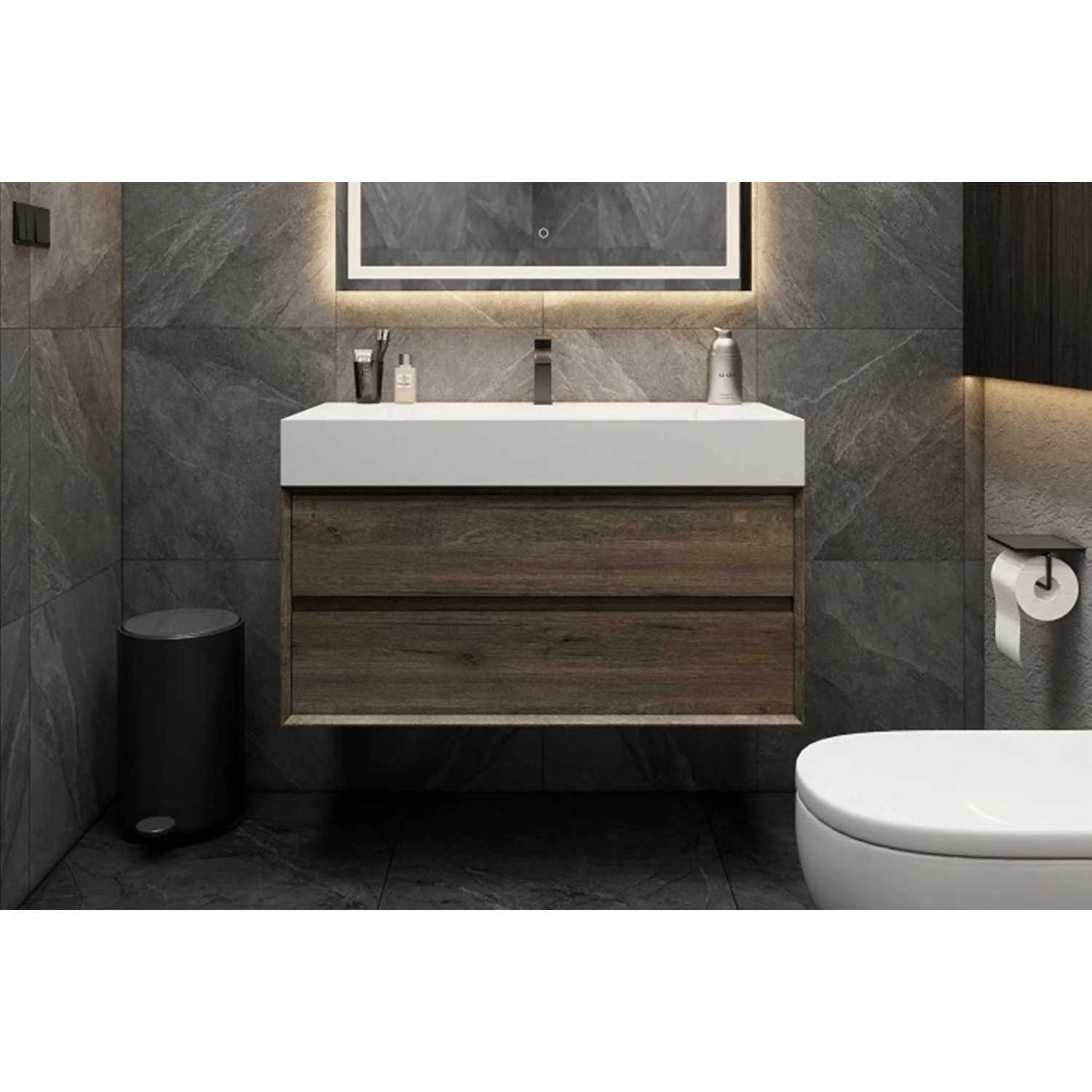 Maslow Floating Vanity (24"-104") 1 Maslow Floating Vanity (24"-104")