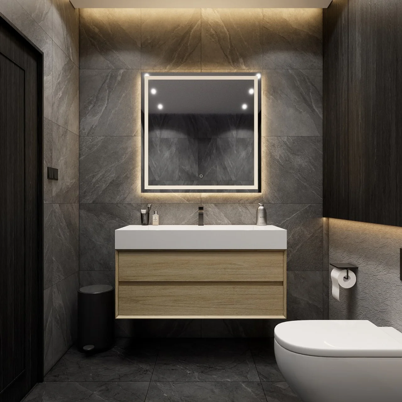 Maslow Floating Vanity (24"-104") 100 Maslow Floating Vanity (24"-104")