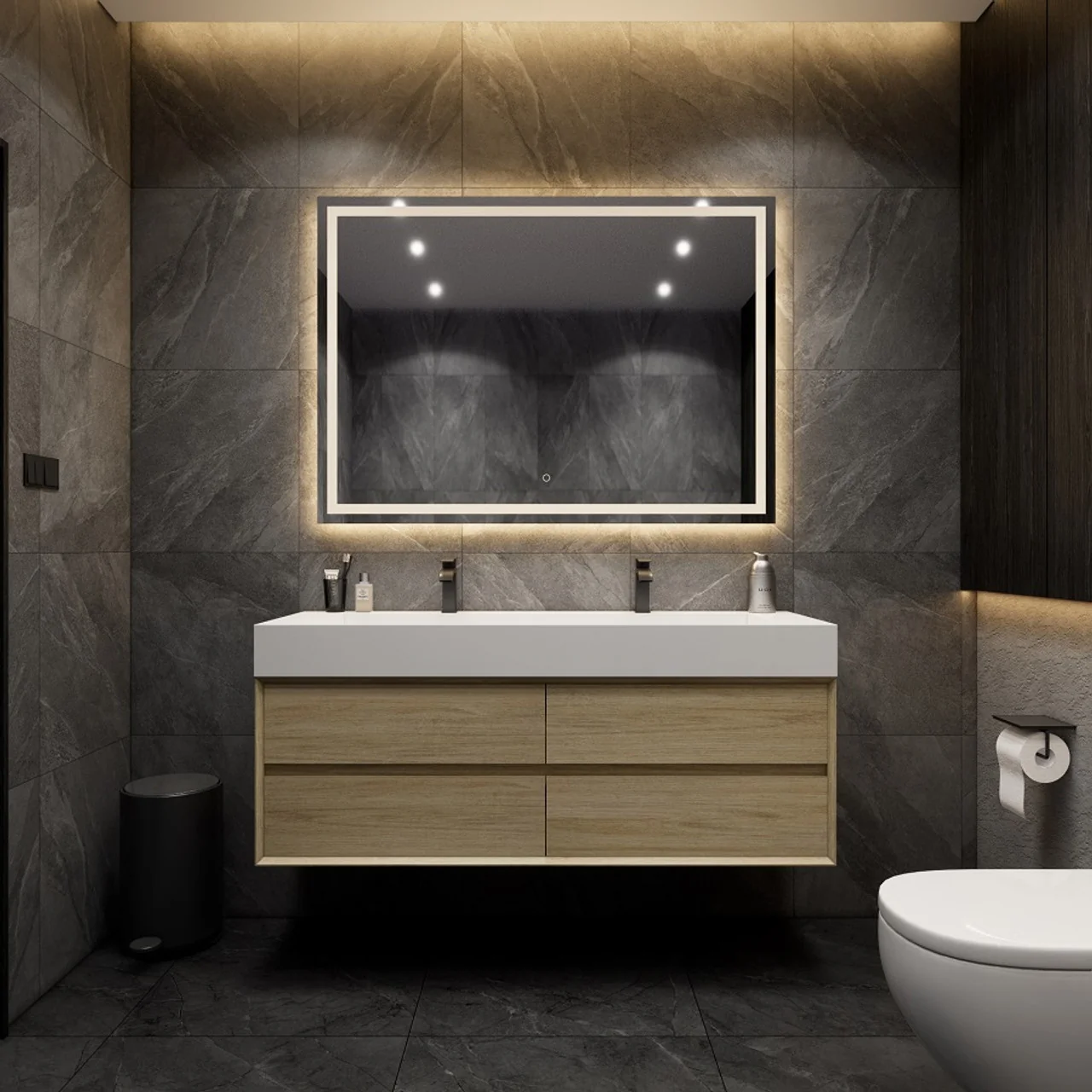Maslow Floating Vanity (24"-104") 109 Maslow Floating Vanity (24"-104")