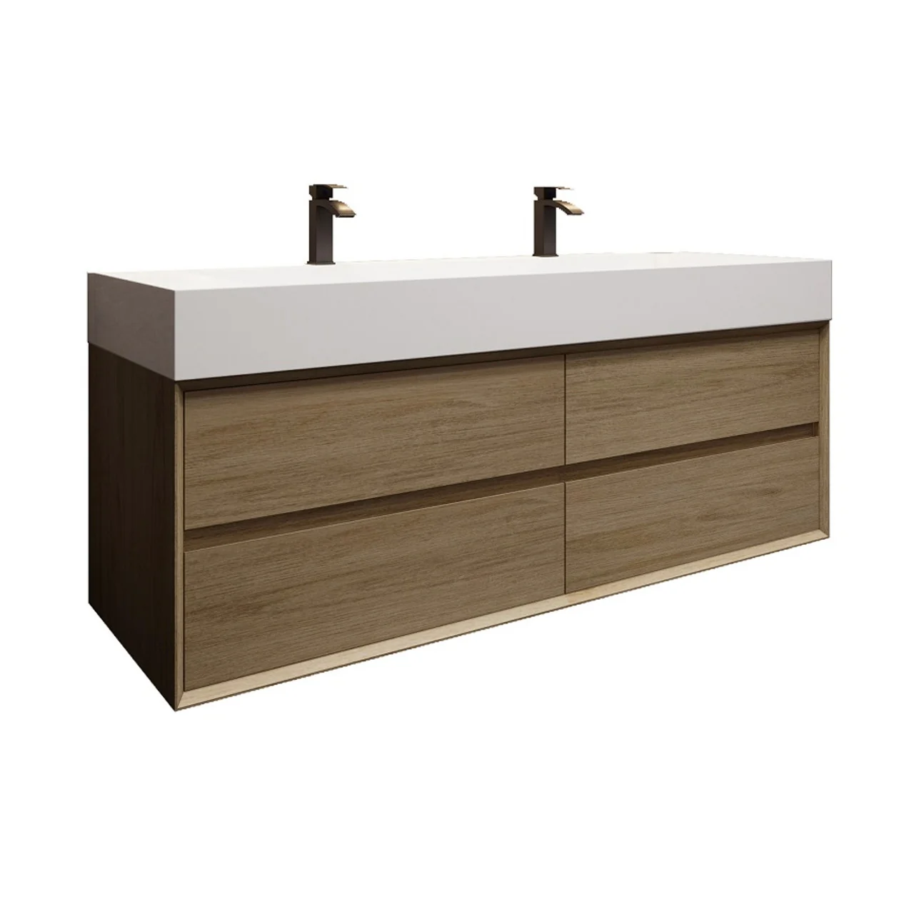 Maslow Floating Vanity (24"-104") 110 Maslow Floating Vanity (24"-104")