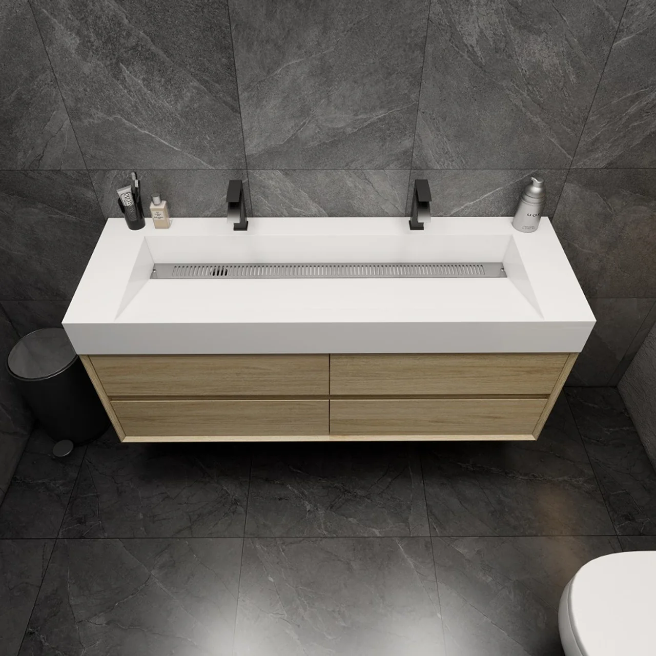 Maslow Floating Vanity (24"-104") 111 Maslow Floating Vanity (24"-104")