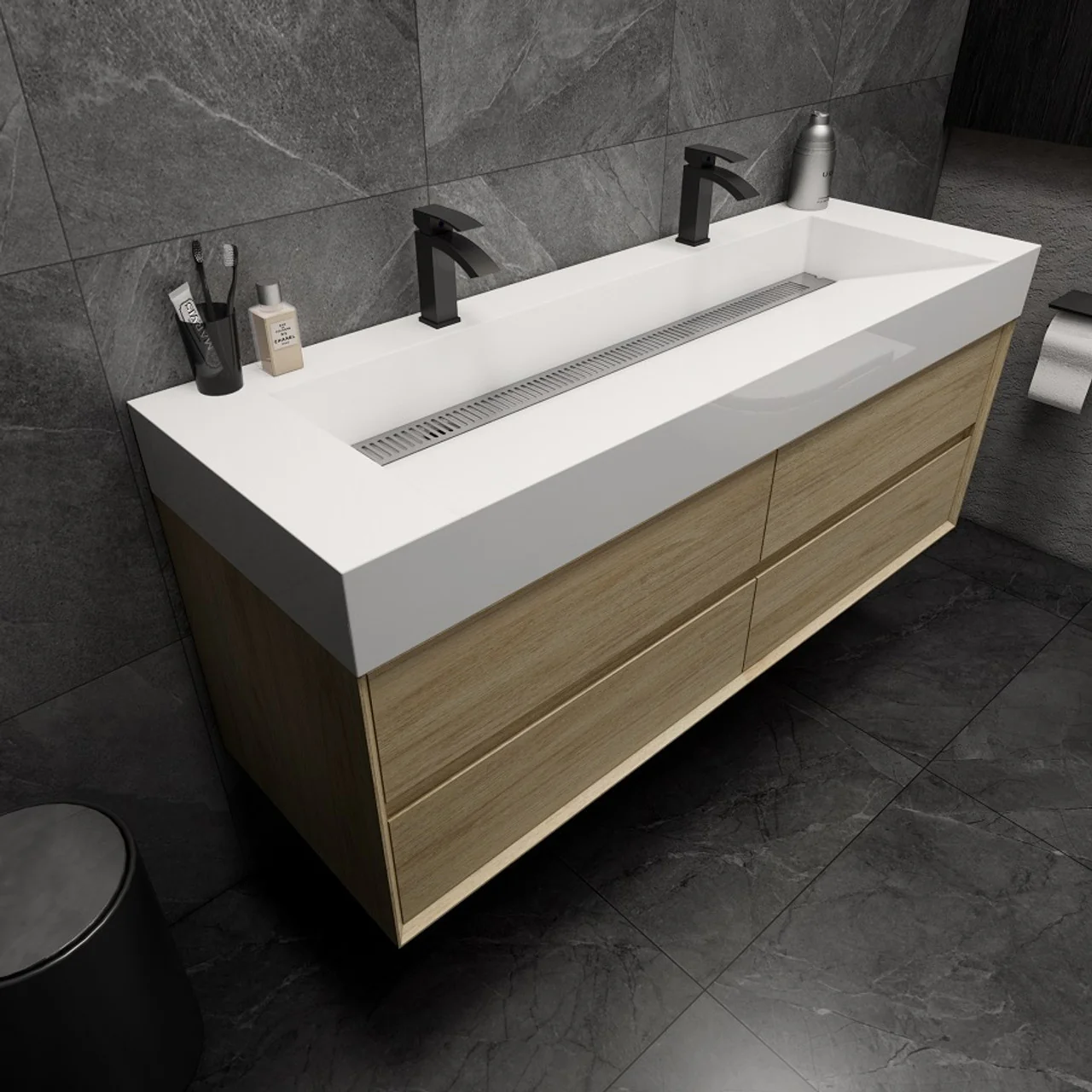 Maslow Floating Vanity (24"-104") 113 Maslow Floating Vanity (24"-104")