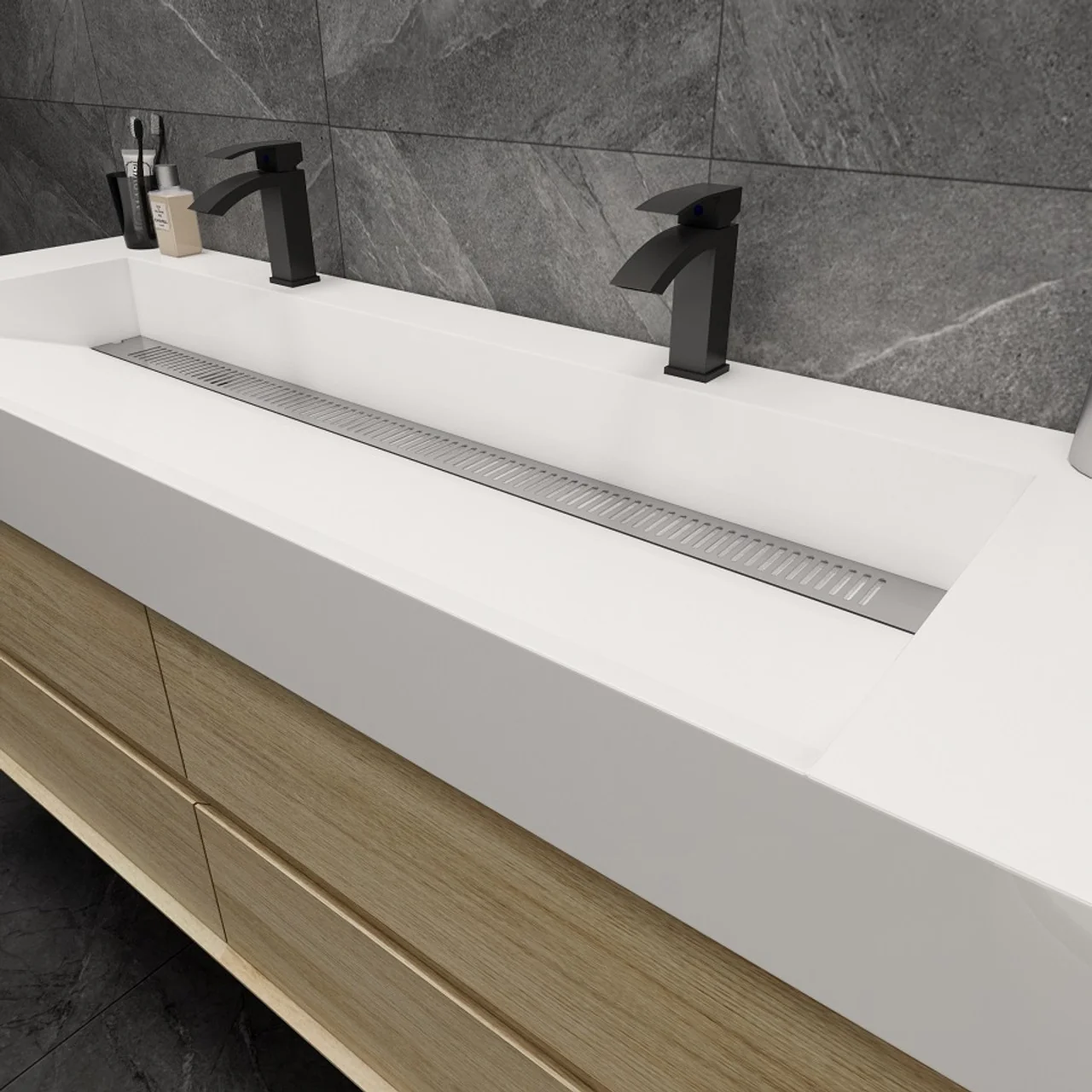 Maslow Floating Vanity (24"-104") 115 Maslow Floating Vanity (24"-104")