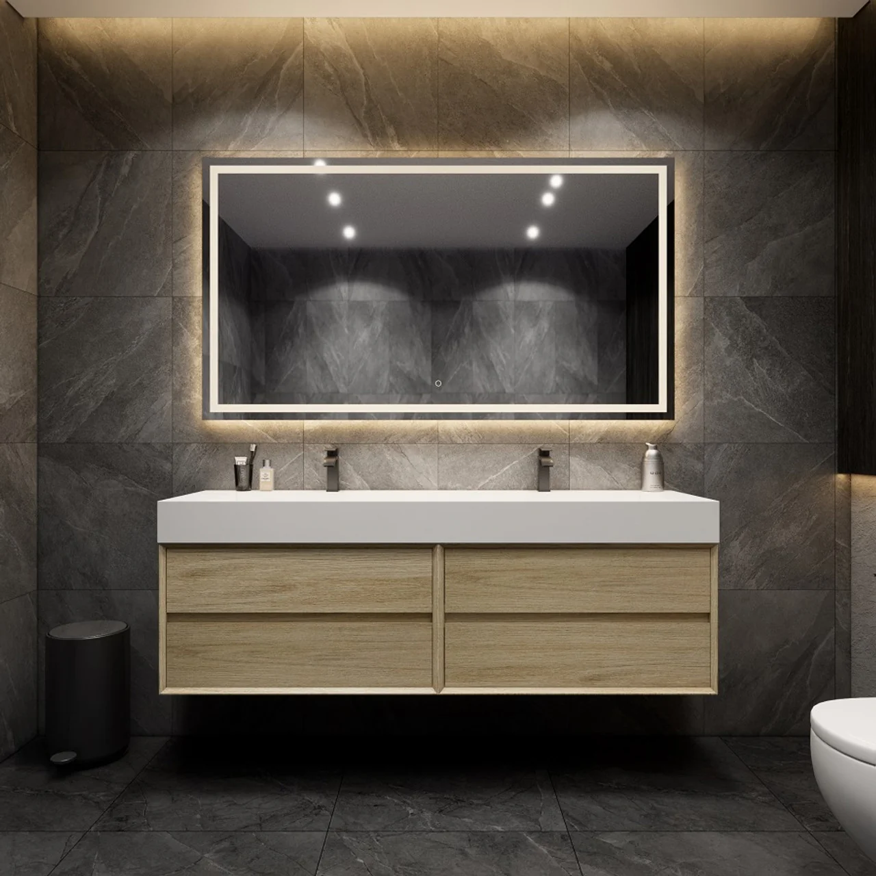 Maslow Floating Vanity (24"-104") 117 Maslow Floating Vanity (24"-104")