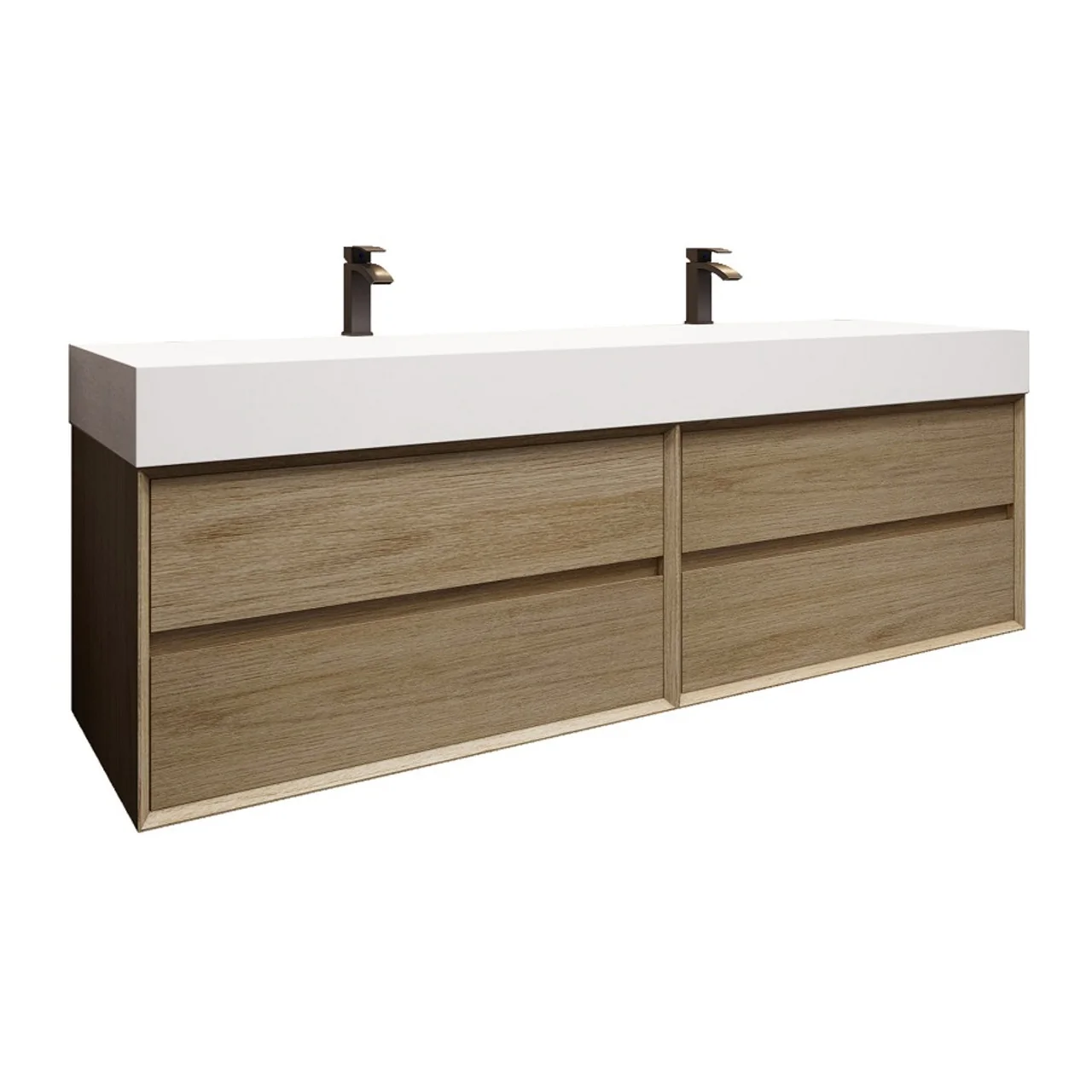 Maslow Floating Vanity (24"-104") 118 Maslow Floating Vanity (24"-104")