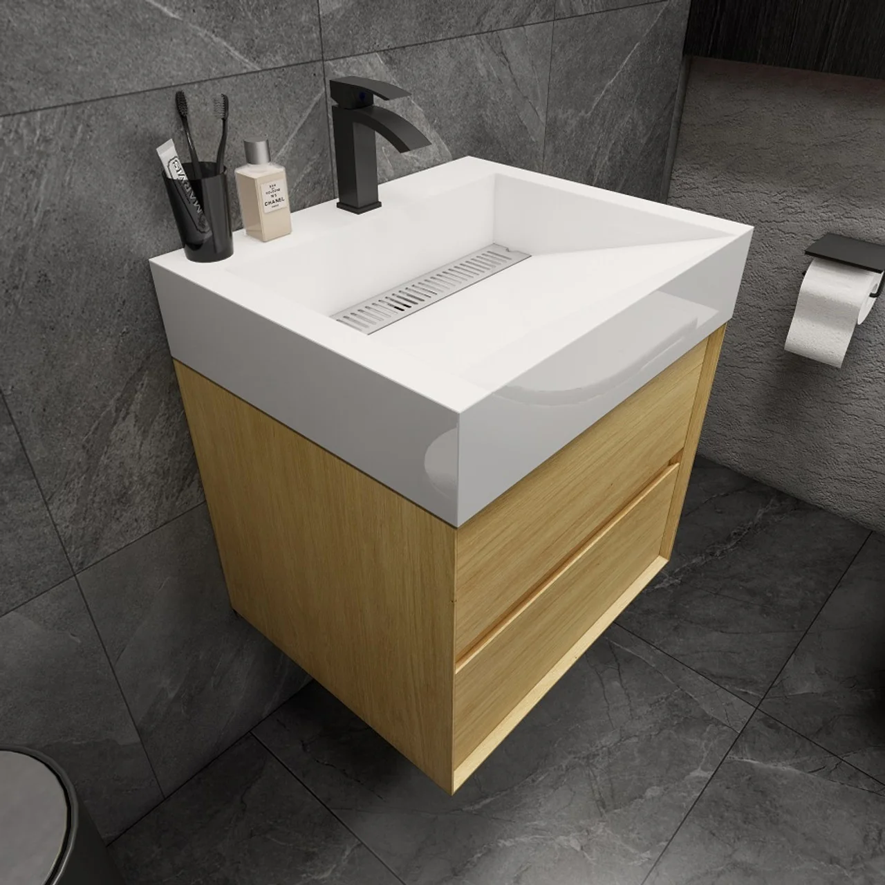 Maslow Floating Vanity (24"-104") 12 Maslow Floating Vanity (24"-104")