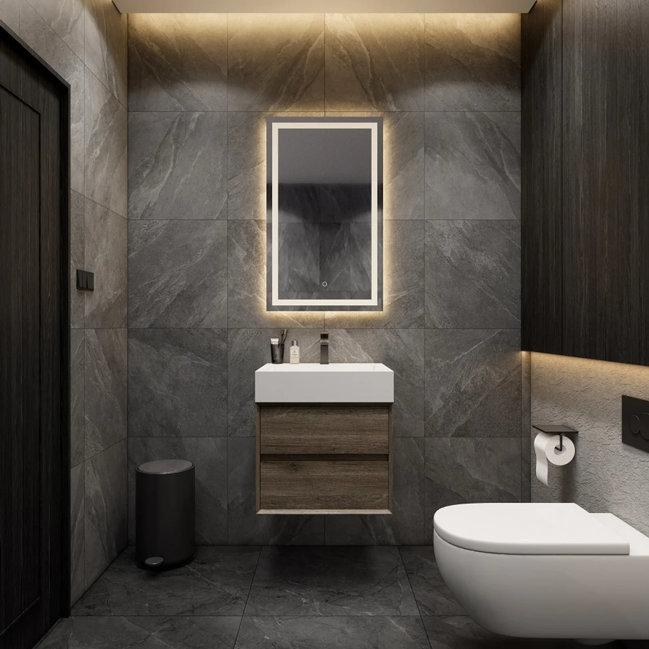 Maslow Floating Vanity (24"-104") 133 Maslow Floating Vanity (24"-104")