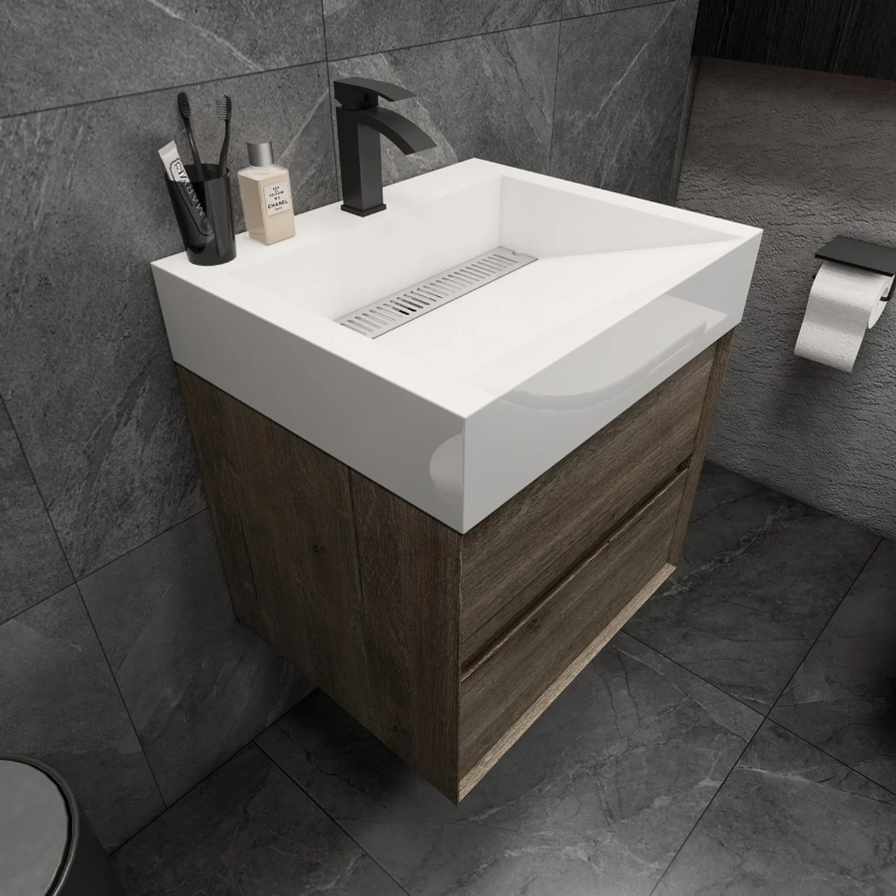Maslow Floating Vanity (24"-104") 138 Maslow Floating Vanity (24"-104")