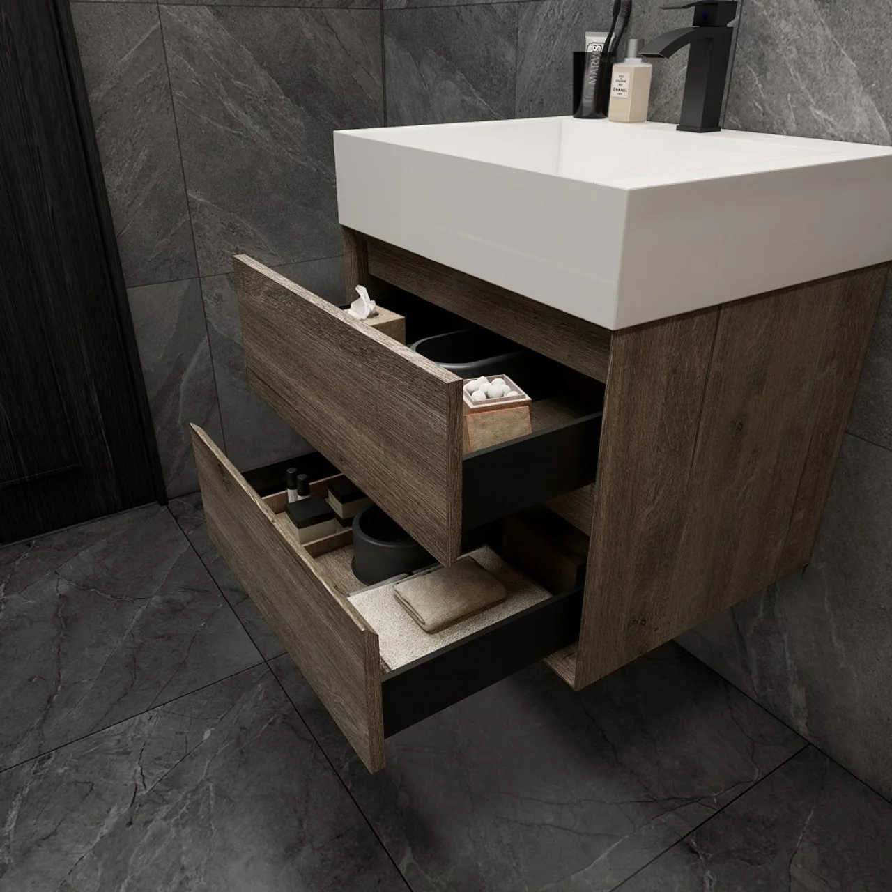Maslow Floating Vanity (24"-104") 139 Maslow Floating Vanity (24"-104")