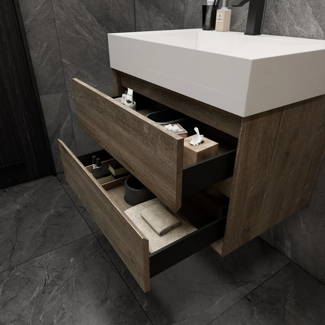 Maslow Floating Vanity (24"-104") 147 Maslow Floating Vanity (24"-104")