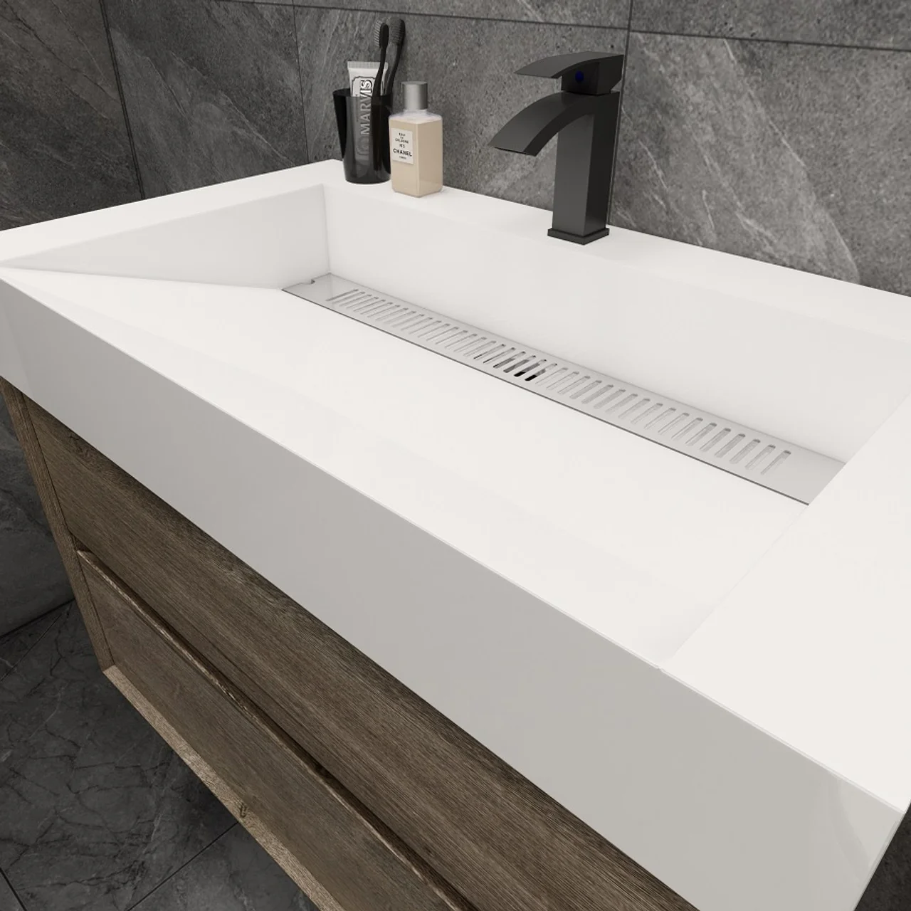 Maslow Floating Vanity (24"-104") 156 Maslow Floating Vanity (24"-104")