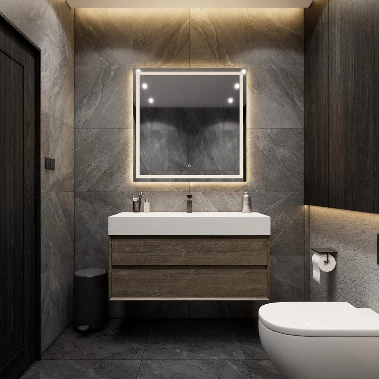 Maslow Floating Vanity (24"-104") 158 Maslow Floating Vanity (24"-104")