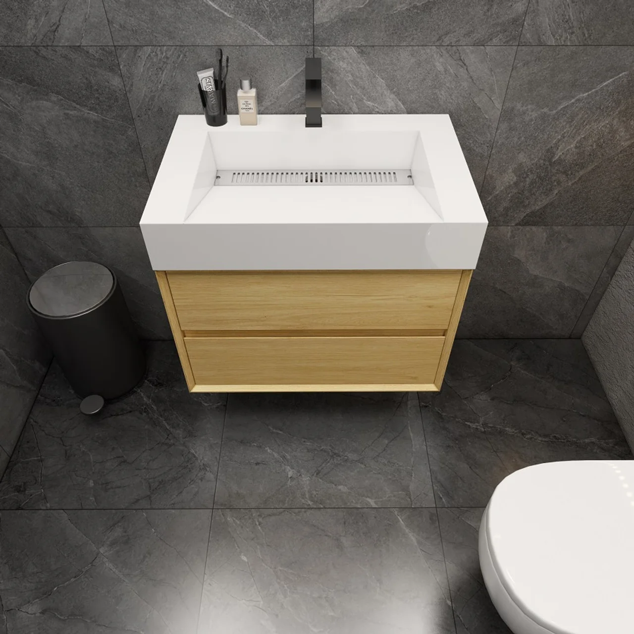 Maslow Floating Vanity (24"-104") 16 Maslow Floating Vanity (24"-104")