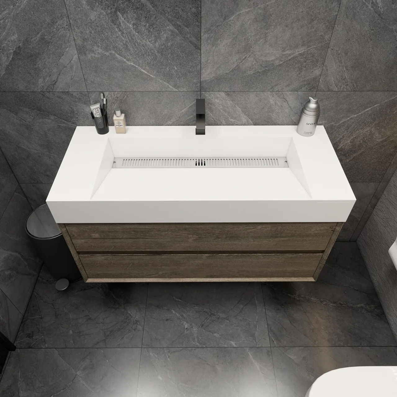 Maslow Floating Vanity (24"-104") 160 Maslow Floating Vanity (24"-104")