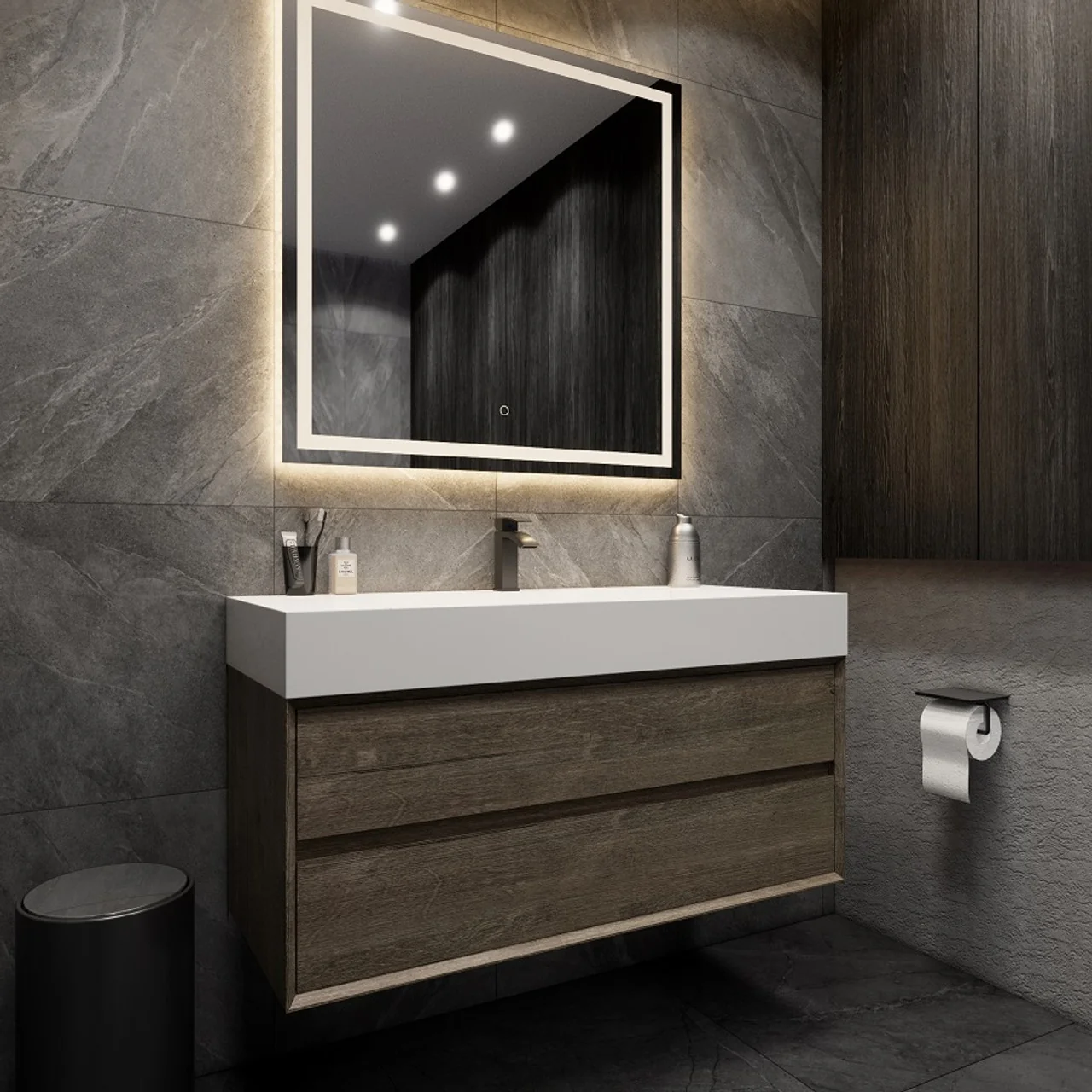 Maslow Floating Vanity (24"-104") 161 Maslow Floating Vanity (24"-104")