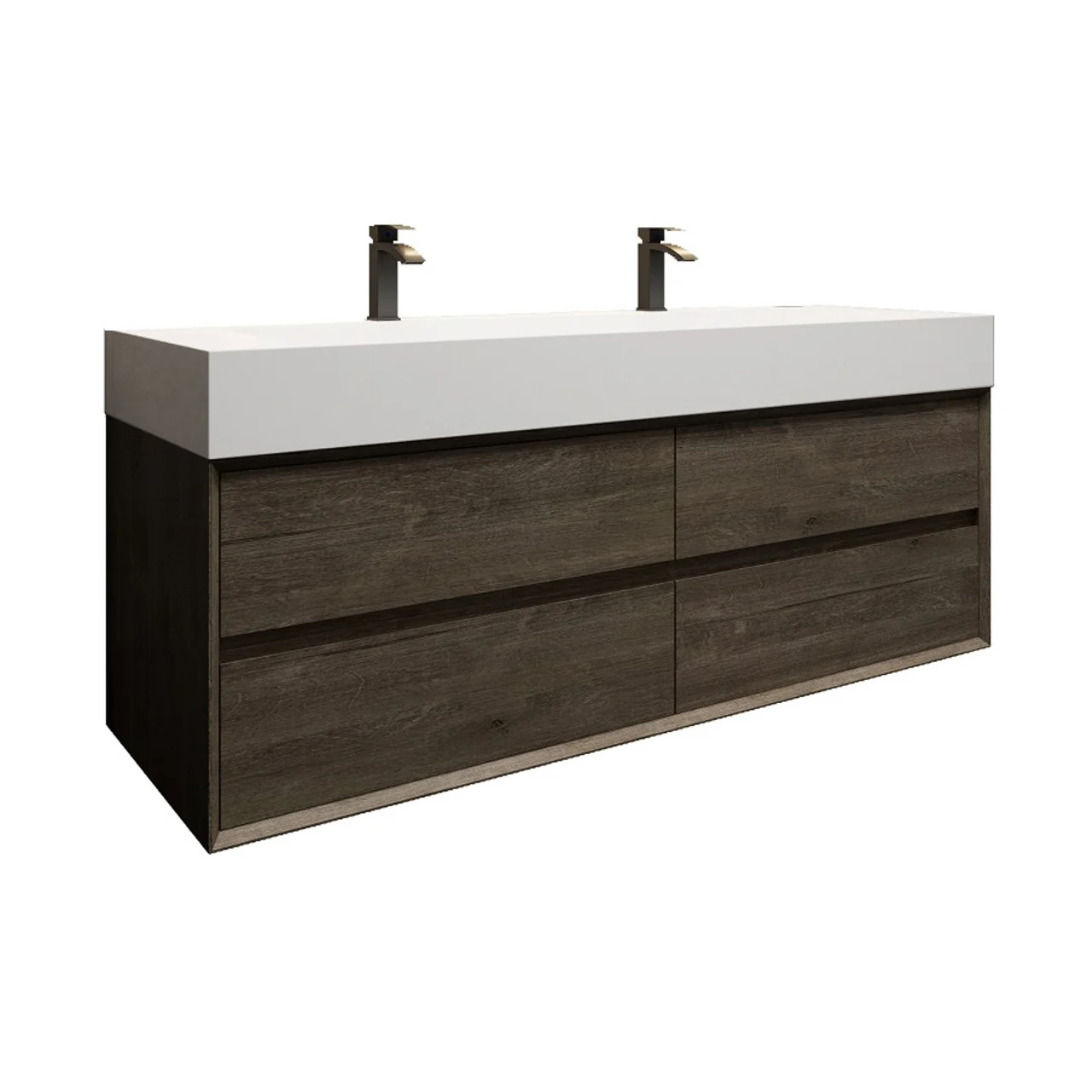 Maslow Floating Vanity (24"-104") 167 Maslow Floating Vanity (24"-104")