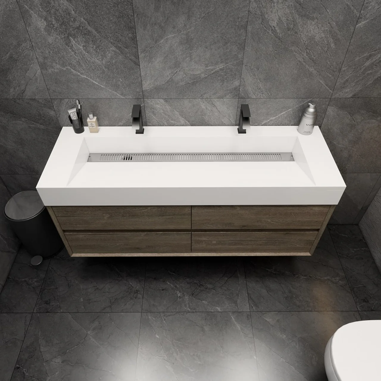 Maslow Floating Vanity (24"-104") 168 Maslow Floating Vanity (24"-104")