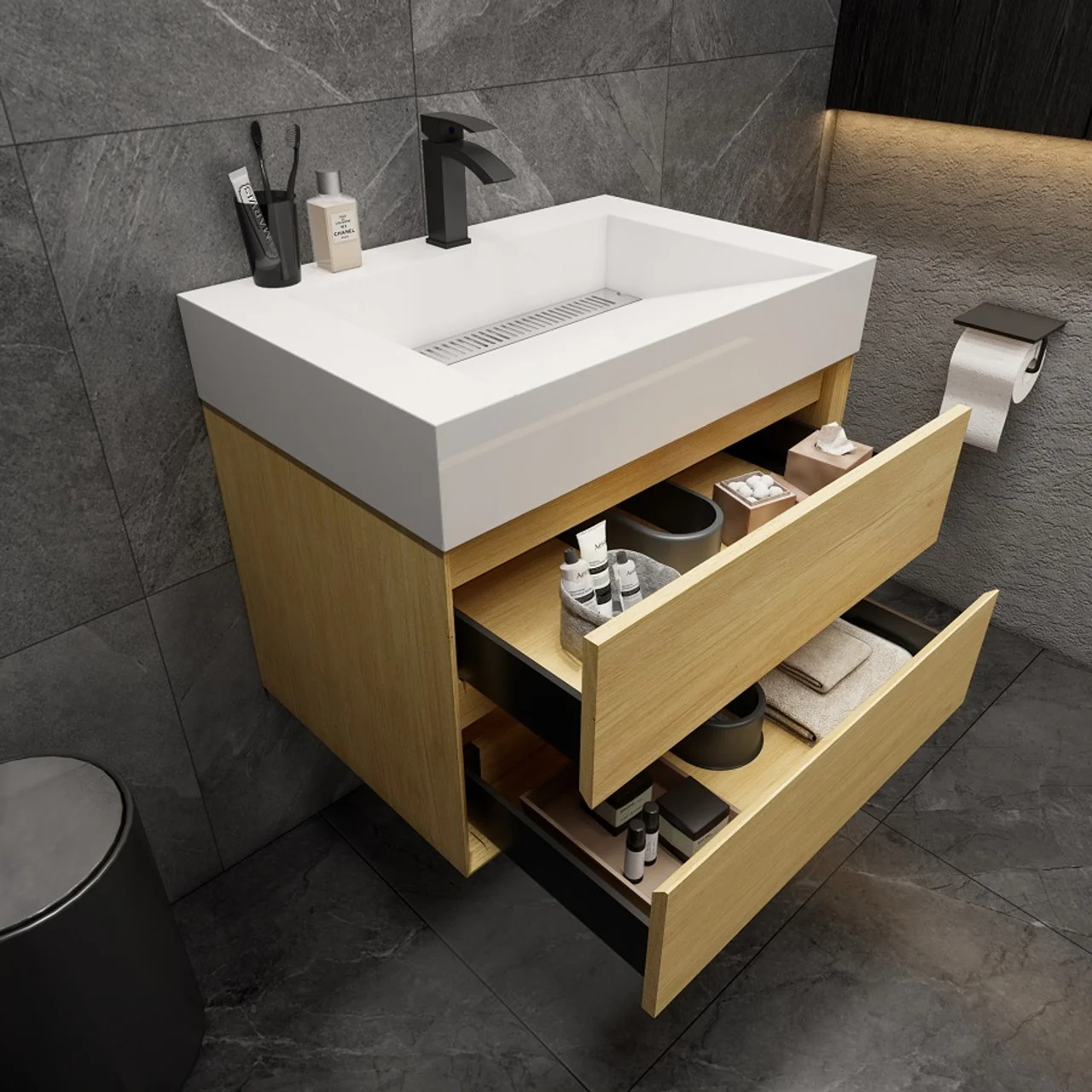 Maslow Floating Vanity (24"-104") 17 Maslow Floating Vanity (24"-104")