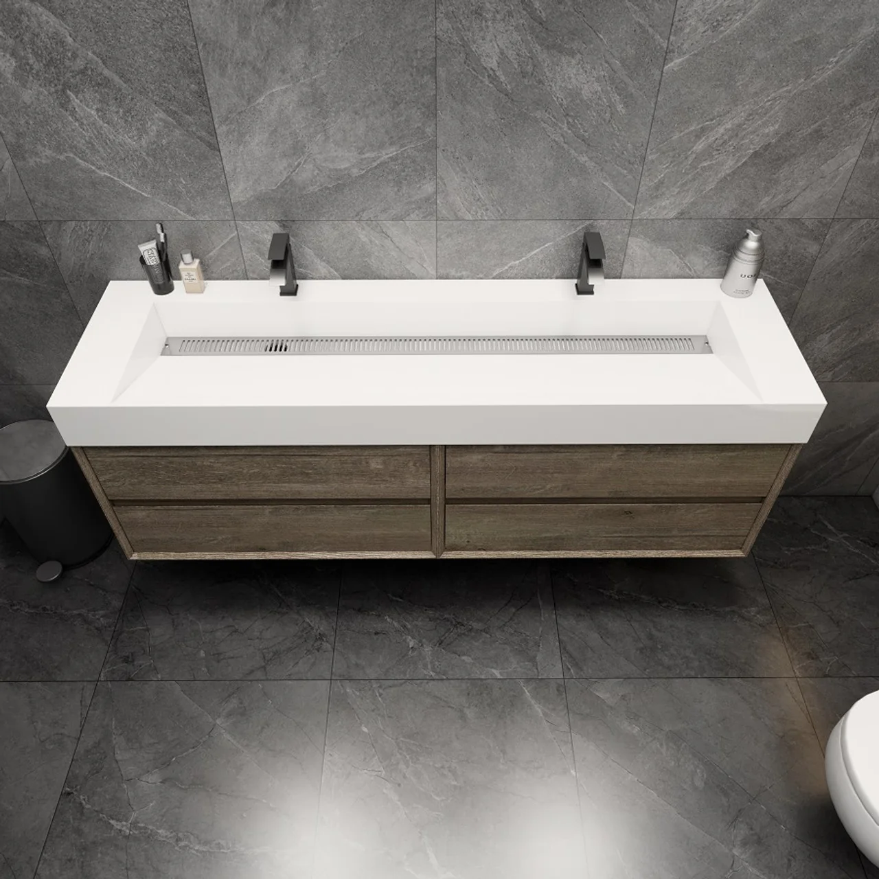 Maslow Floating Vanity (24"-104") 176 Maslow Floating Vanity (24"-104")